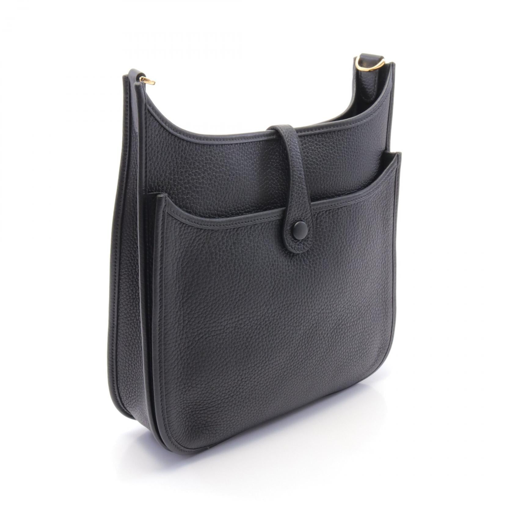 Hermes Evelyne III PM Shoulder Bag Black