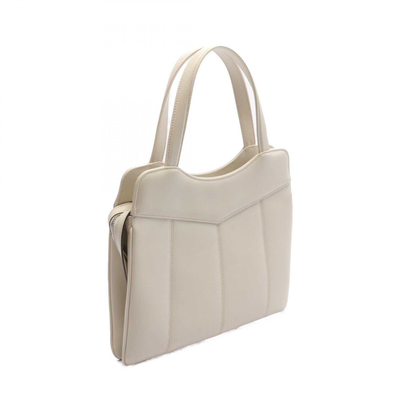 Gucci Leather Petite GG Handbag Ivory