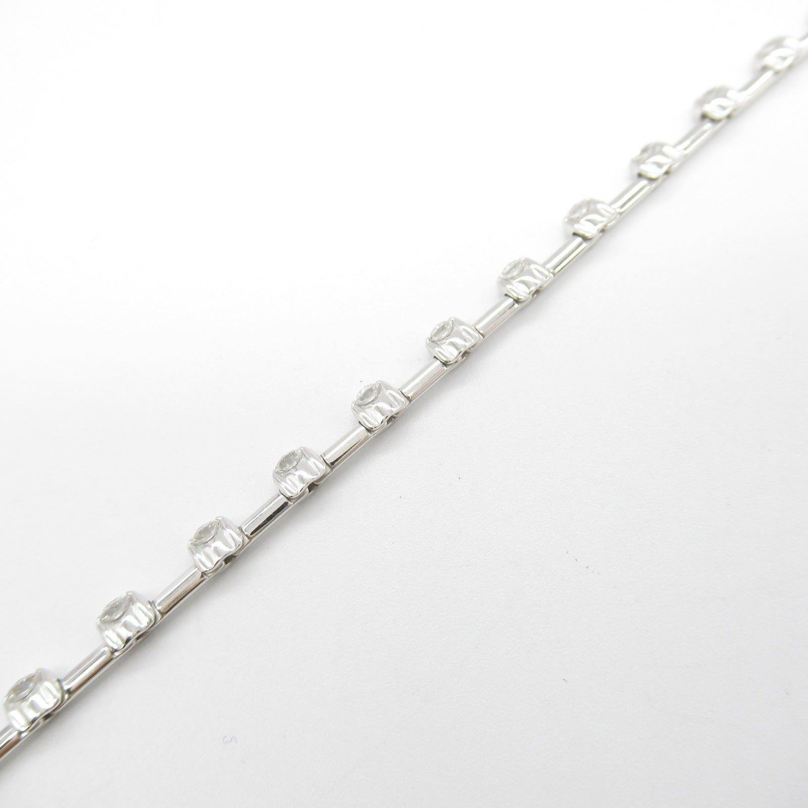 K18WG White Gold Diamond Bracelet