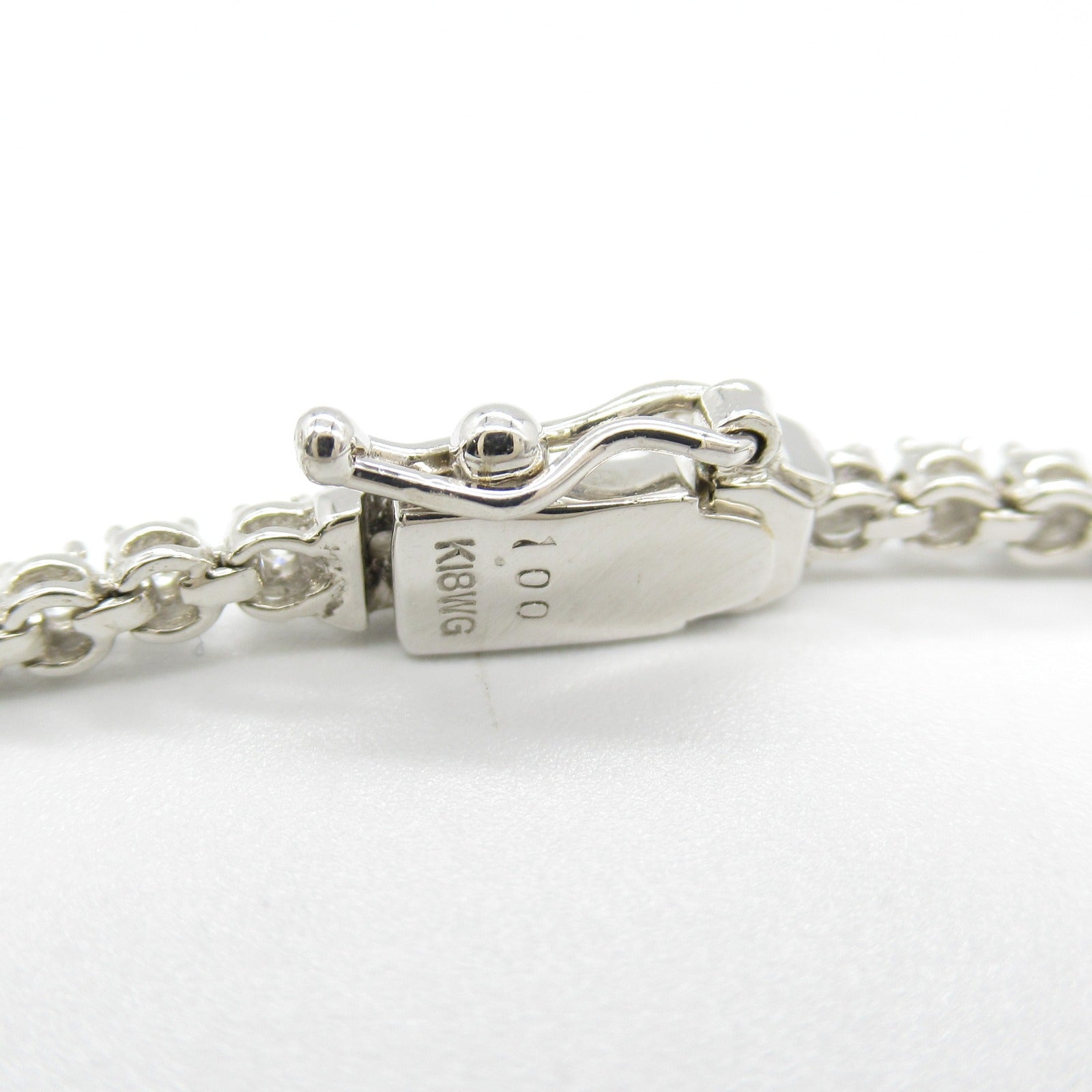 K18WG White Gold Diamond Bracelet