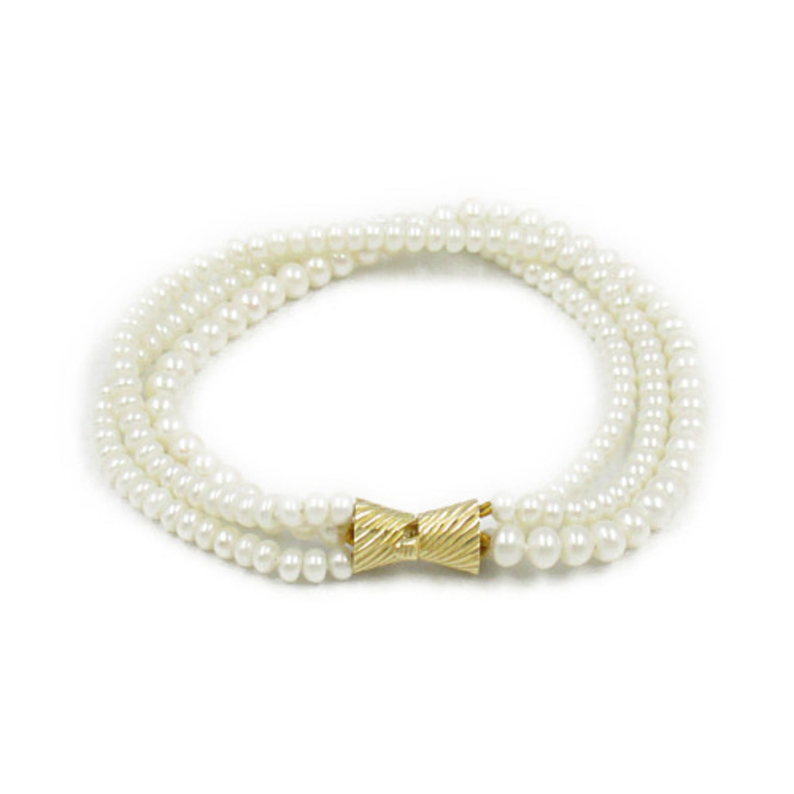 MIKIMOTO Freshwater Pearl K18 YG Bracelet