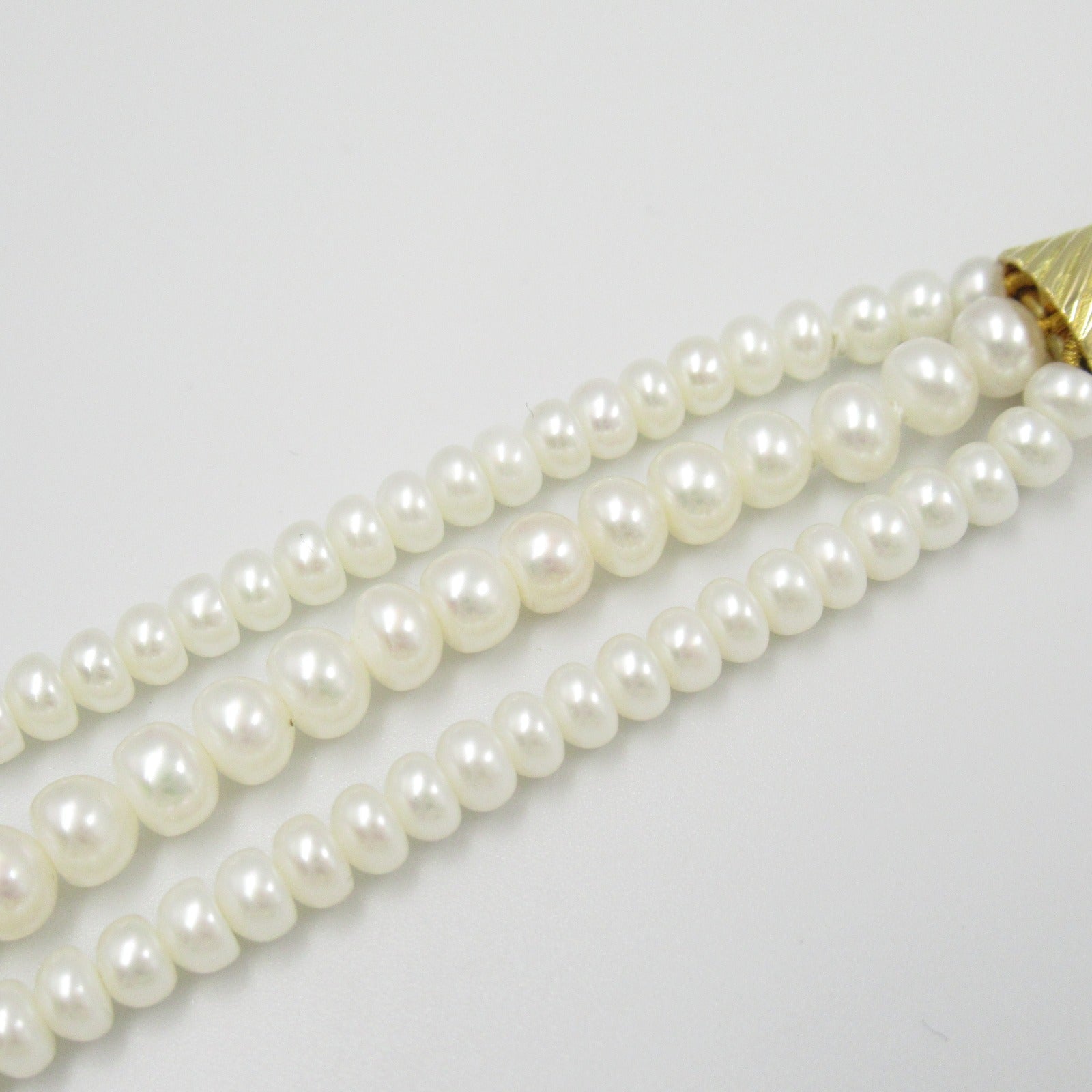 MIKIMOTO Freshwater Pearl K18 YG Bracelet