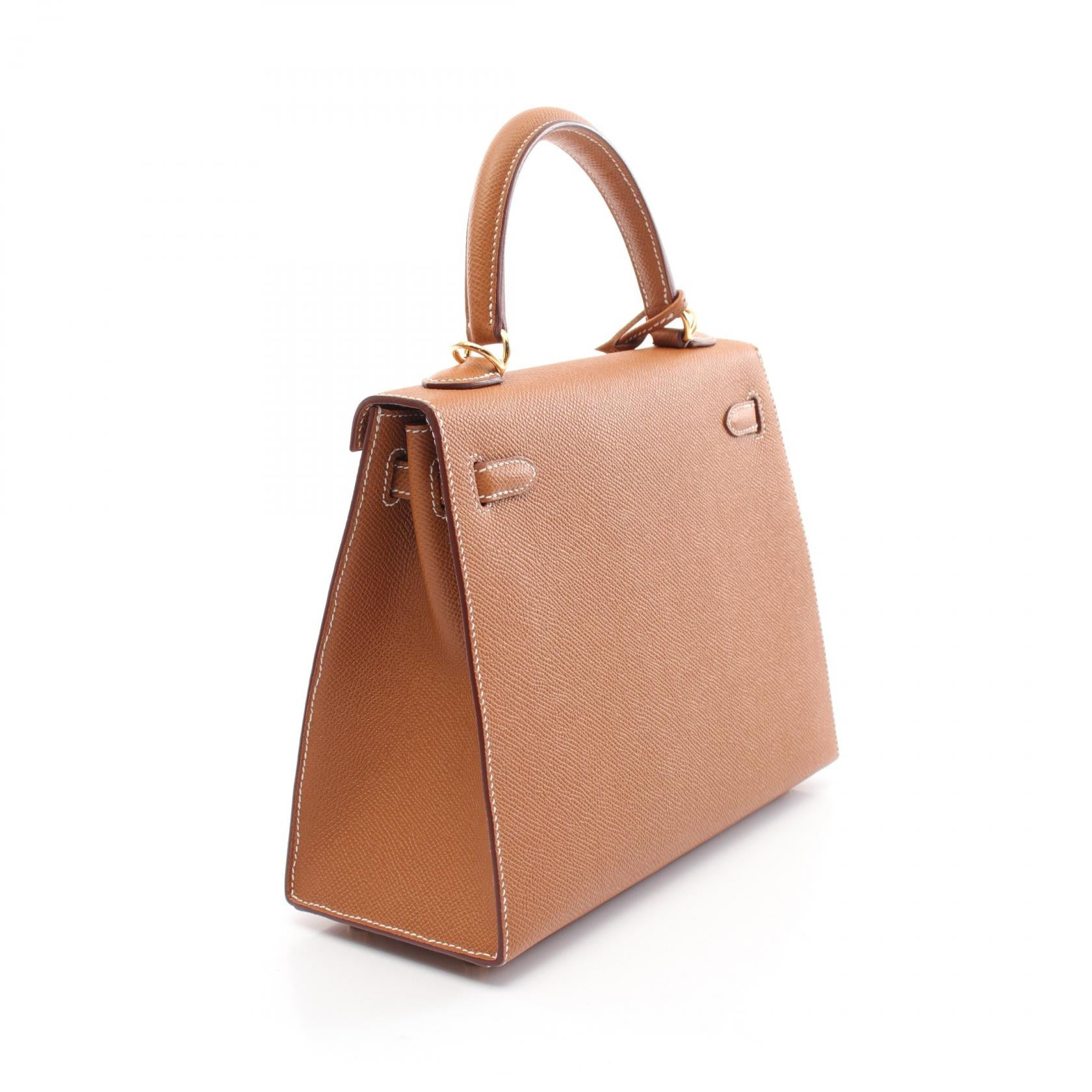 Hermes Kelly 25 Handbag Brown