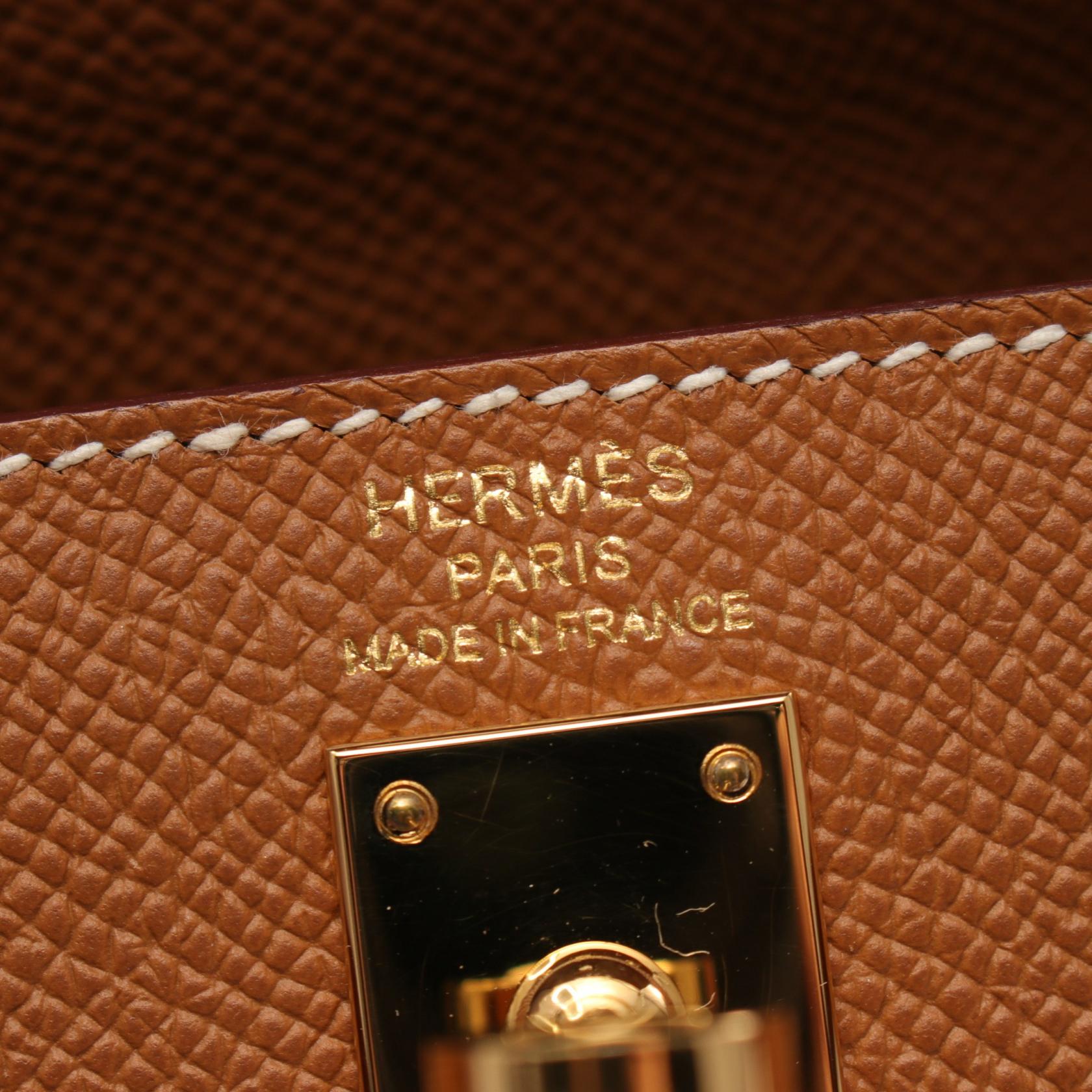 Hermes Kelly 25 Handbag Brown