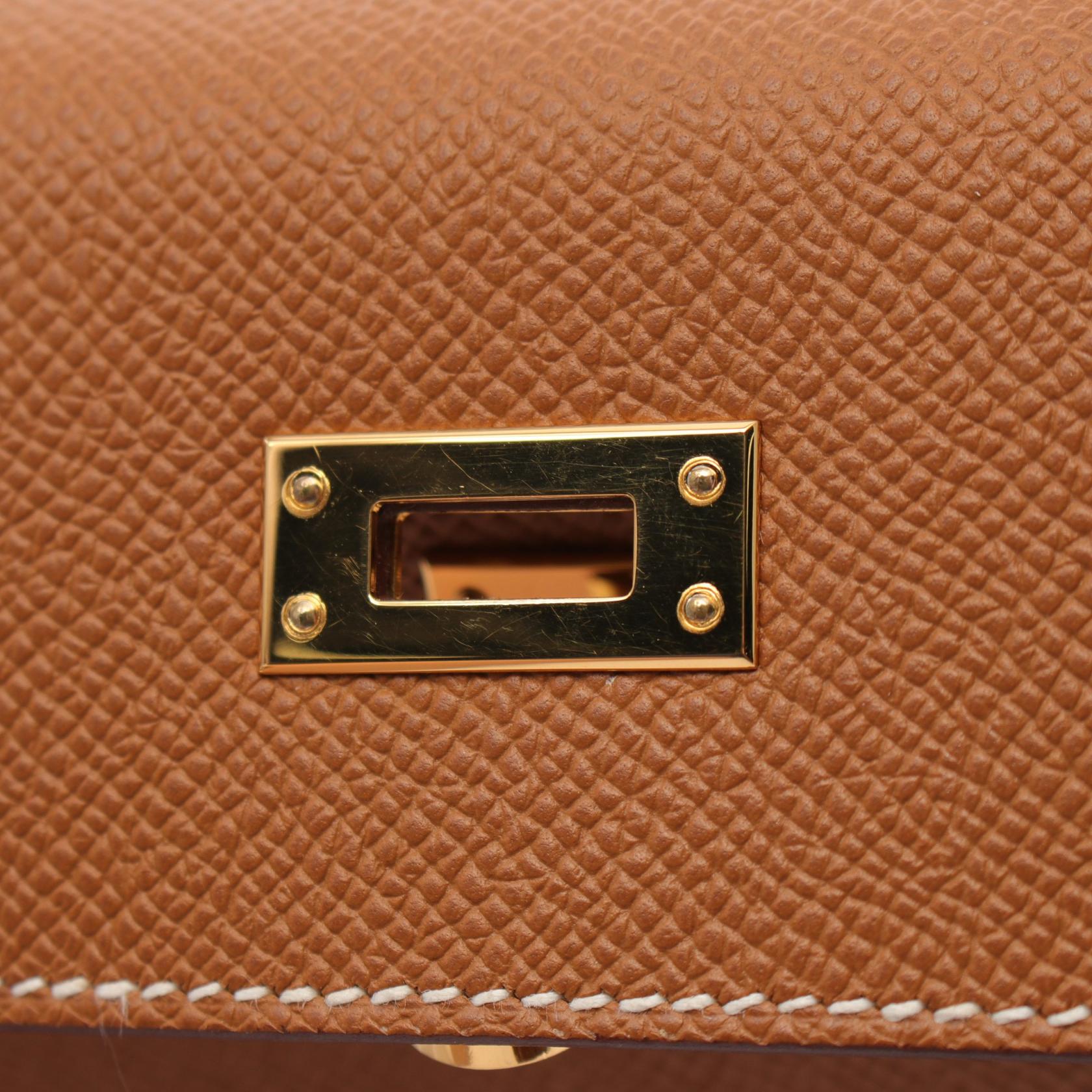 Hermes Kelly 25 Handbag Brown