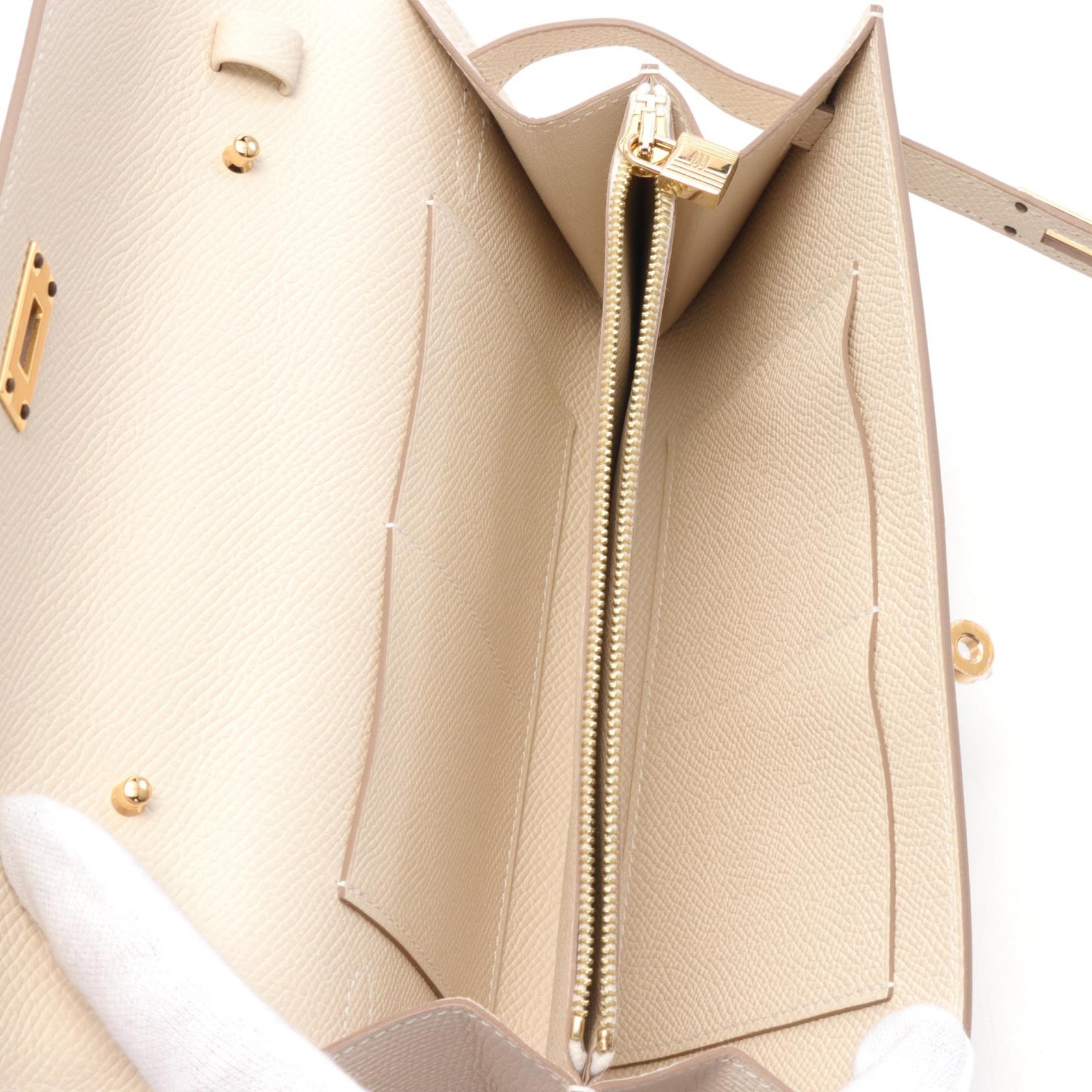 Hermes Kelly To Go Shoulder Bag Ivory