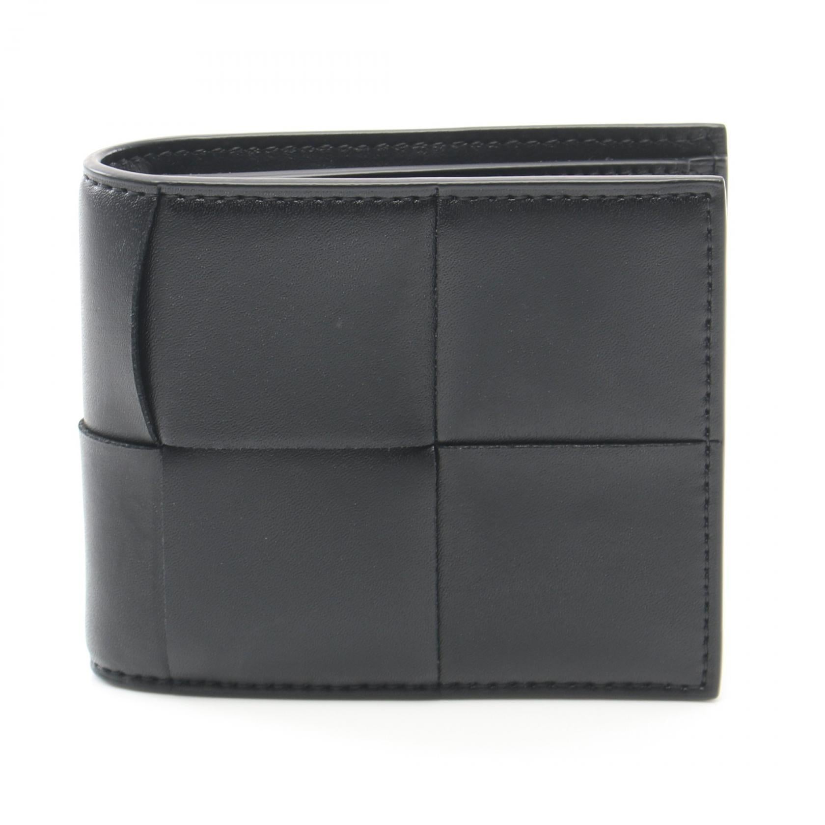 Bottega Veneta Leather Wallet Black