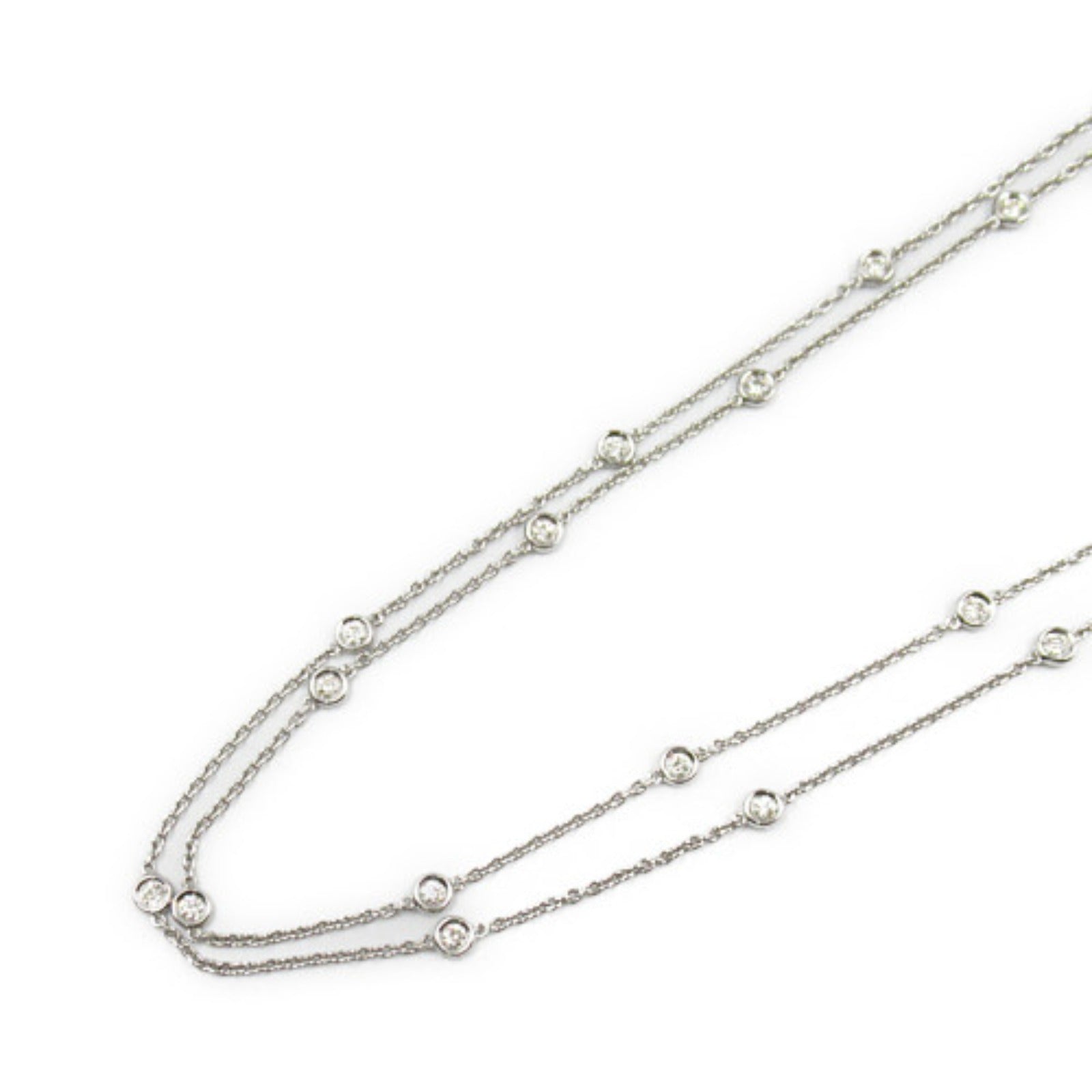 Platinum Diamond Necklace Jewelry