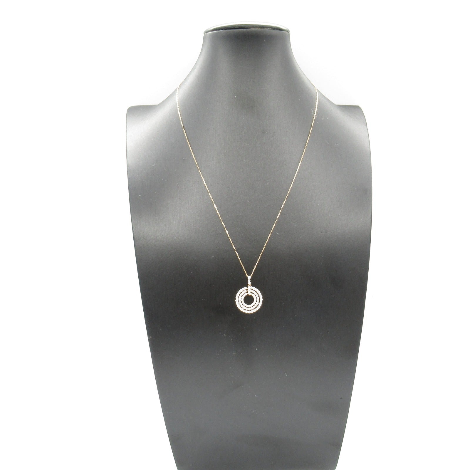 Diamond Necklace K18PG Pink Gold Jewelry