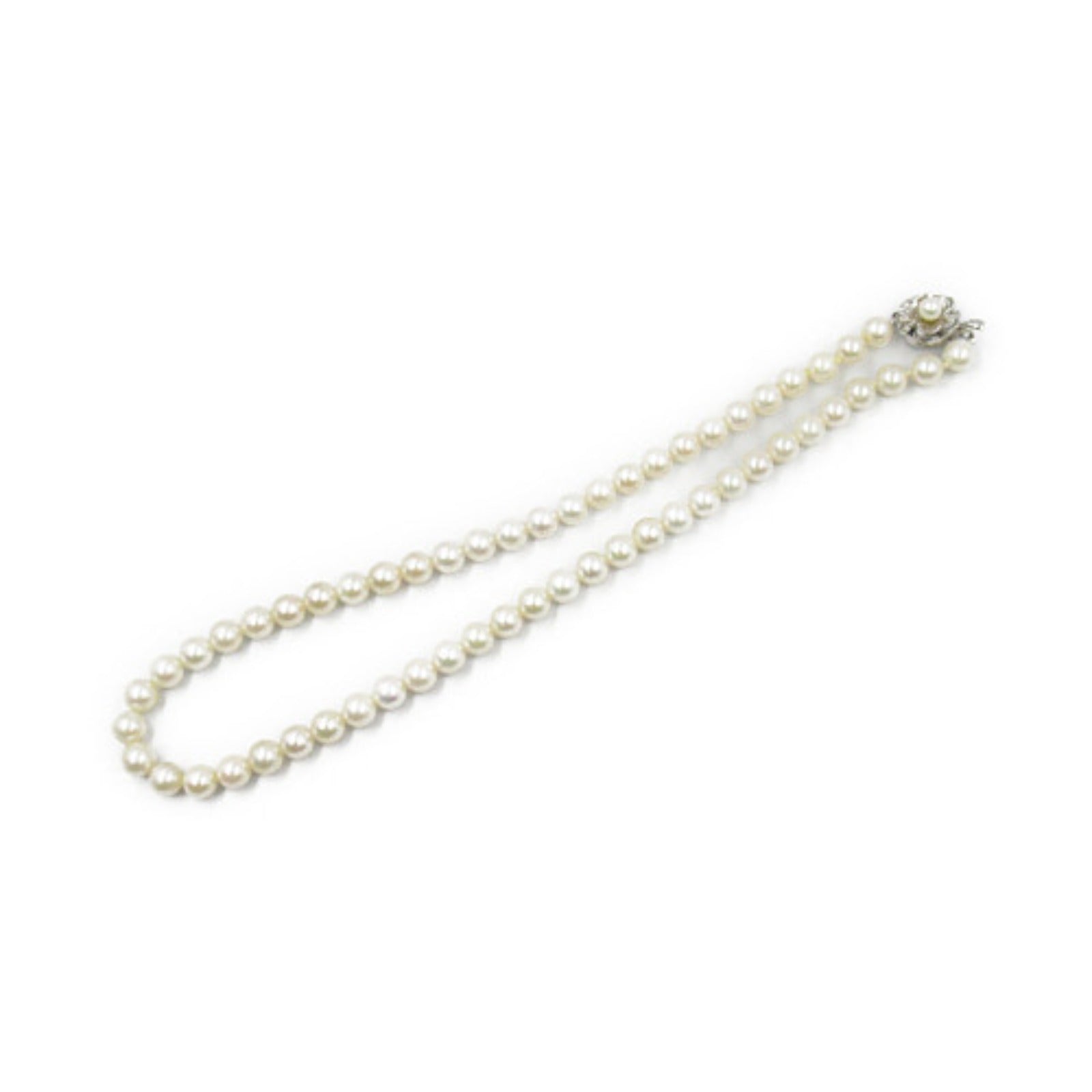 Jewelry Pearl Necklace Silver925 White