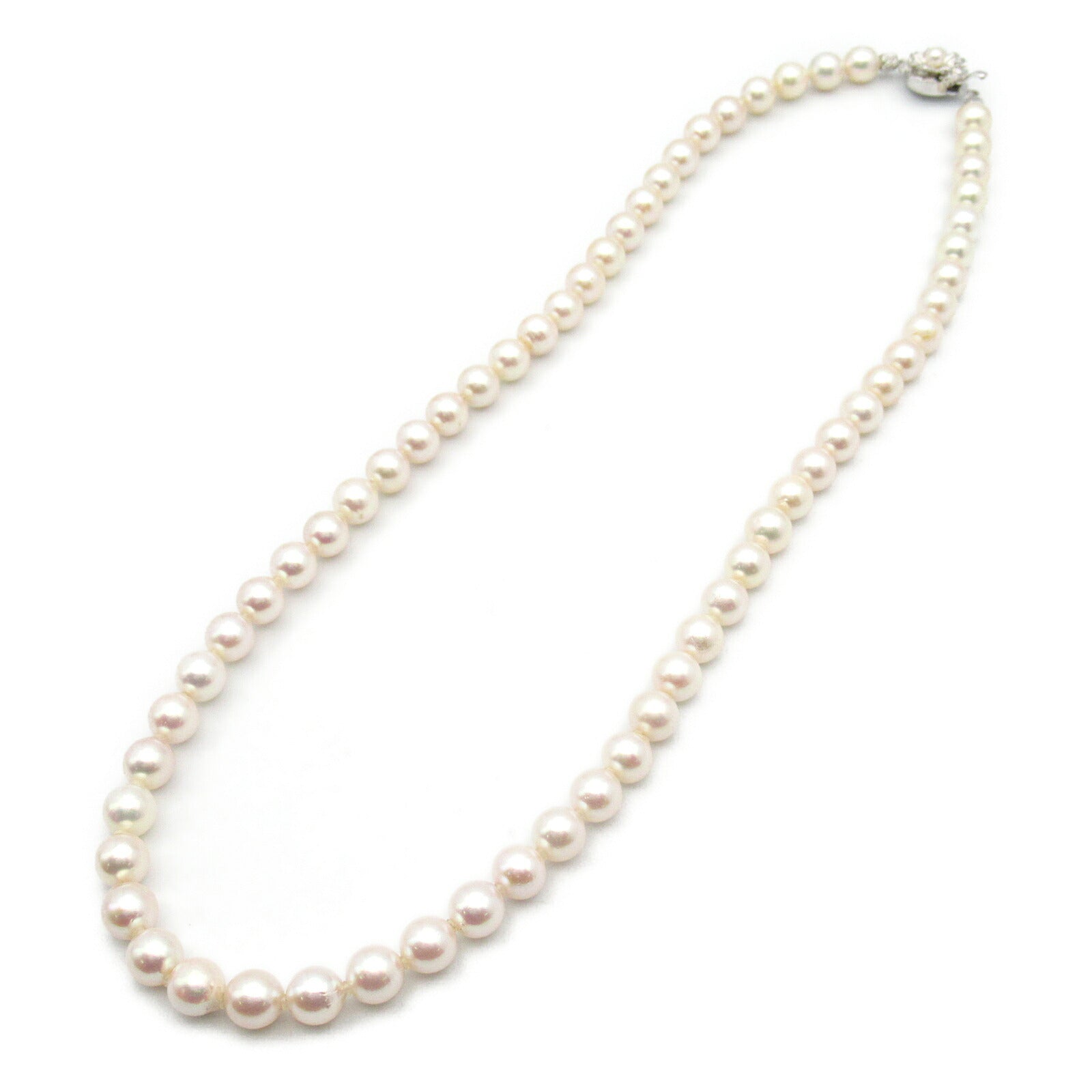 Jewelry Pearl Necklace Silver925 White