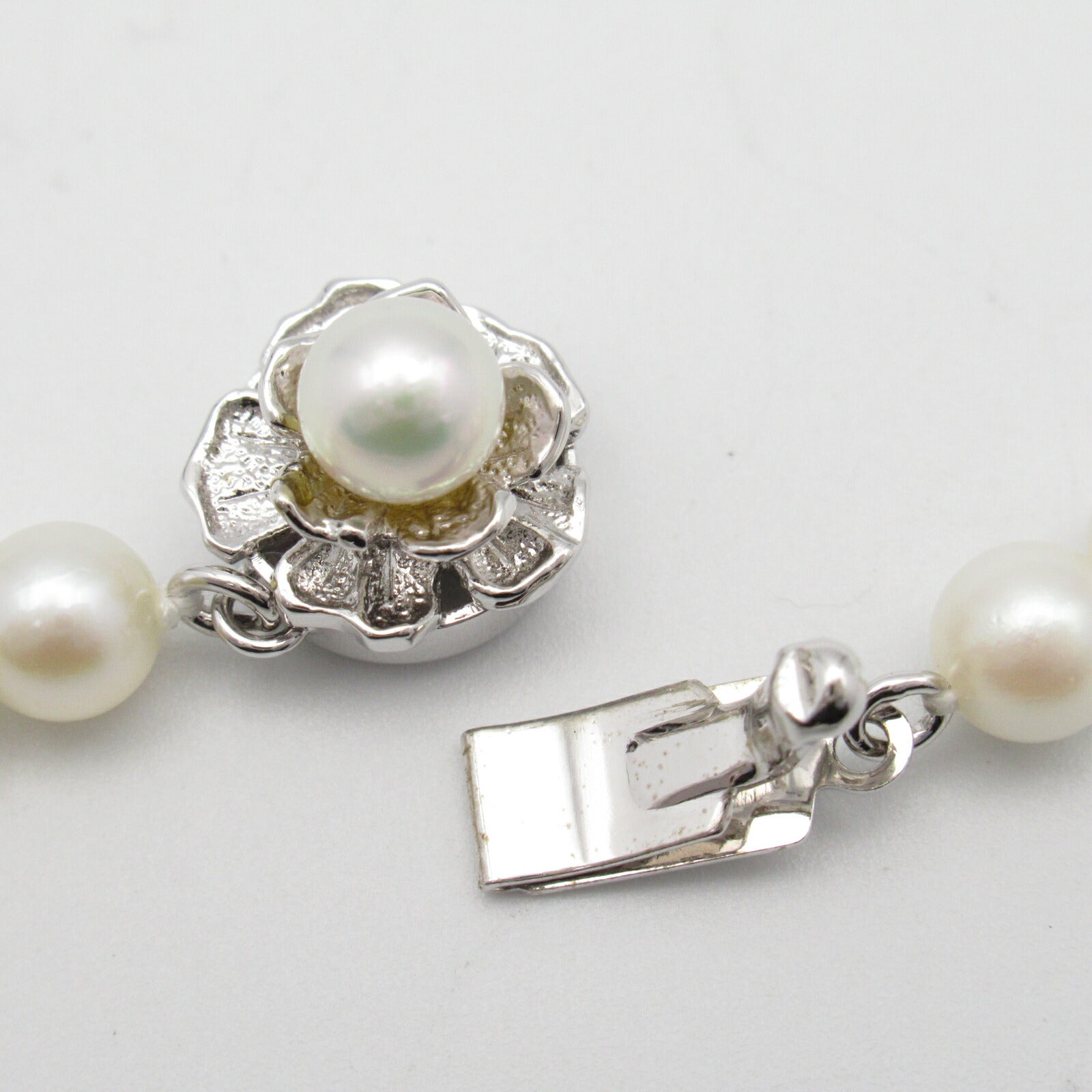 Silver 925 Pearl Necklace Jewelry