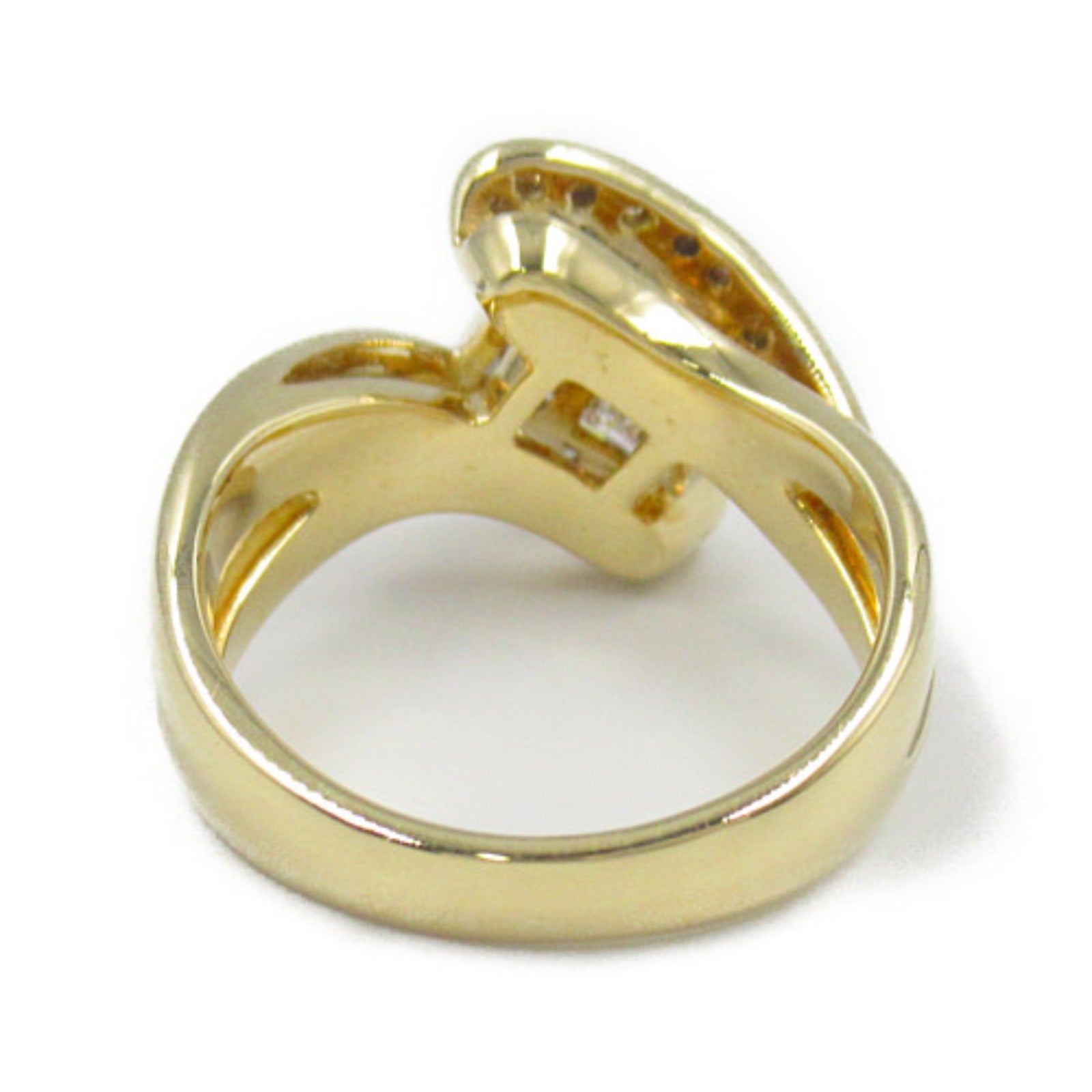 K18 Yellow Gold Diamond Ring Jewelry