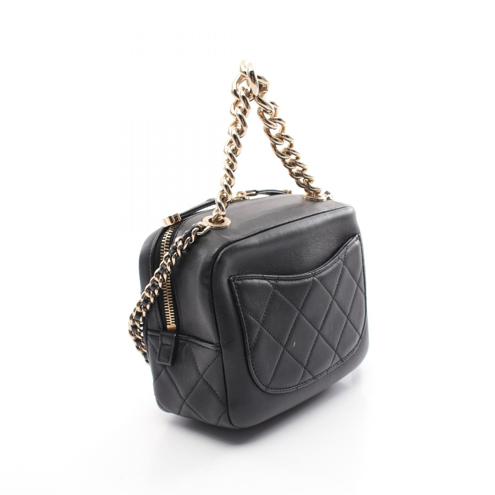 Chanel Matelasse Coco Mark Leather Shoulder Bag