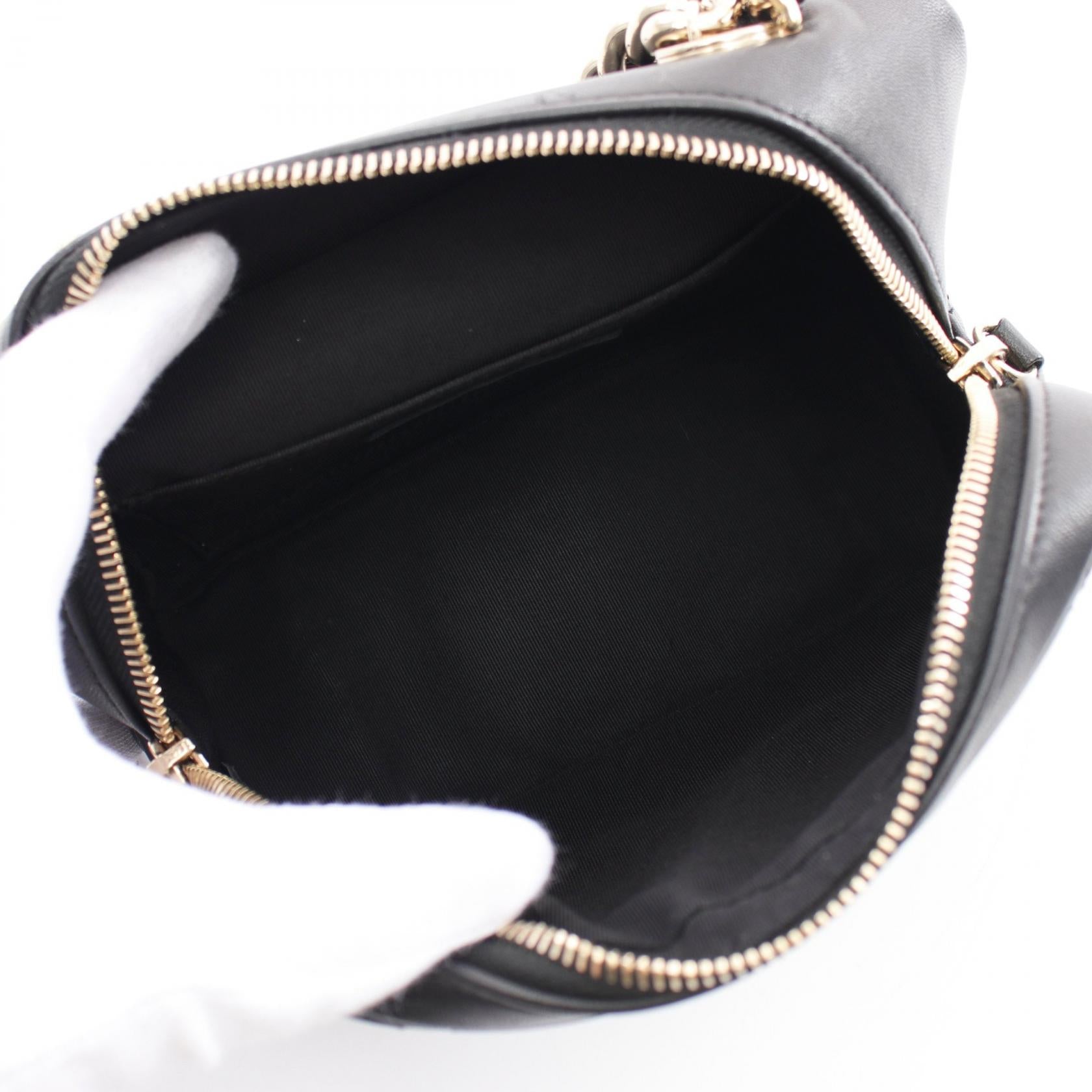 Chanel Matelasse Coco Mark Leather Shoulder Bag