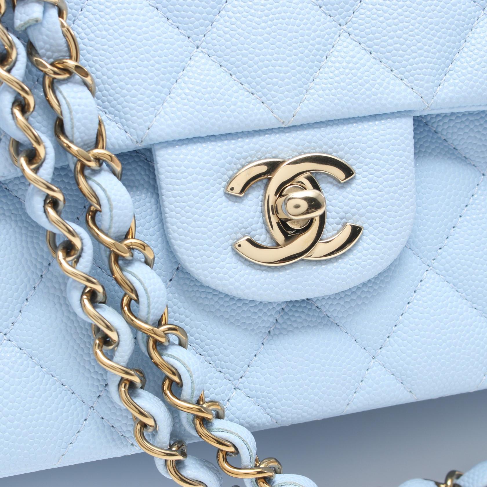 Chanel Leather Matelasse W Flap Shoulder Bag