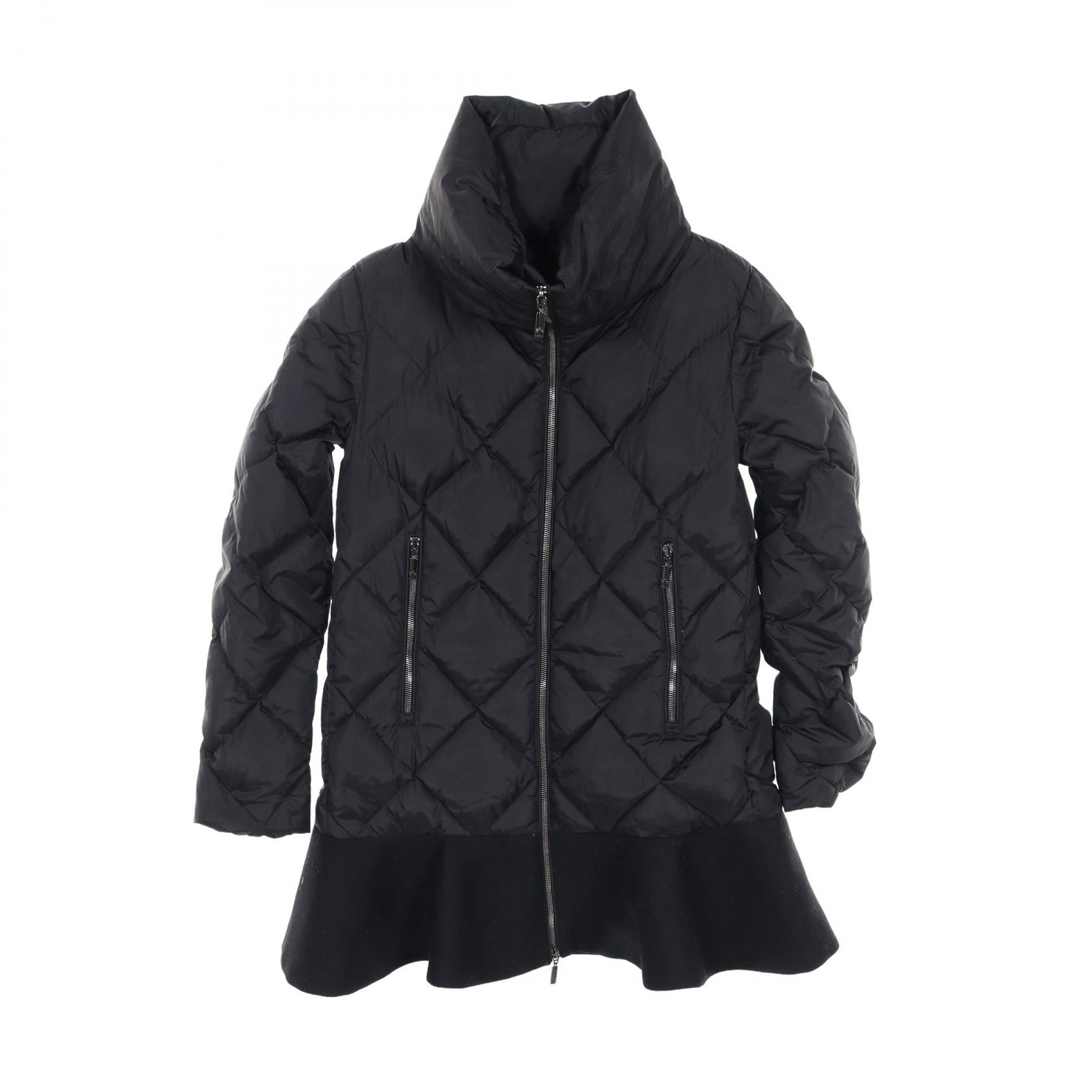 Moncler VOUGLANS Down Jacket Wool Nylon Black