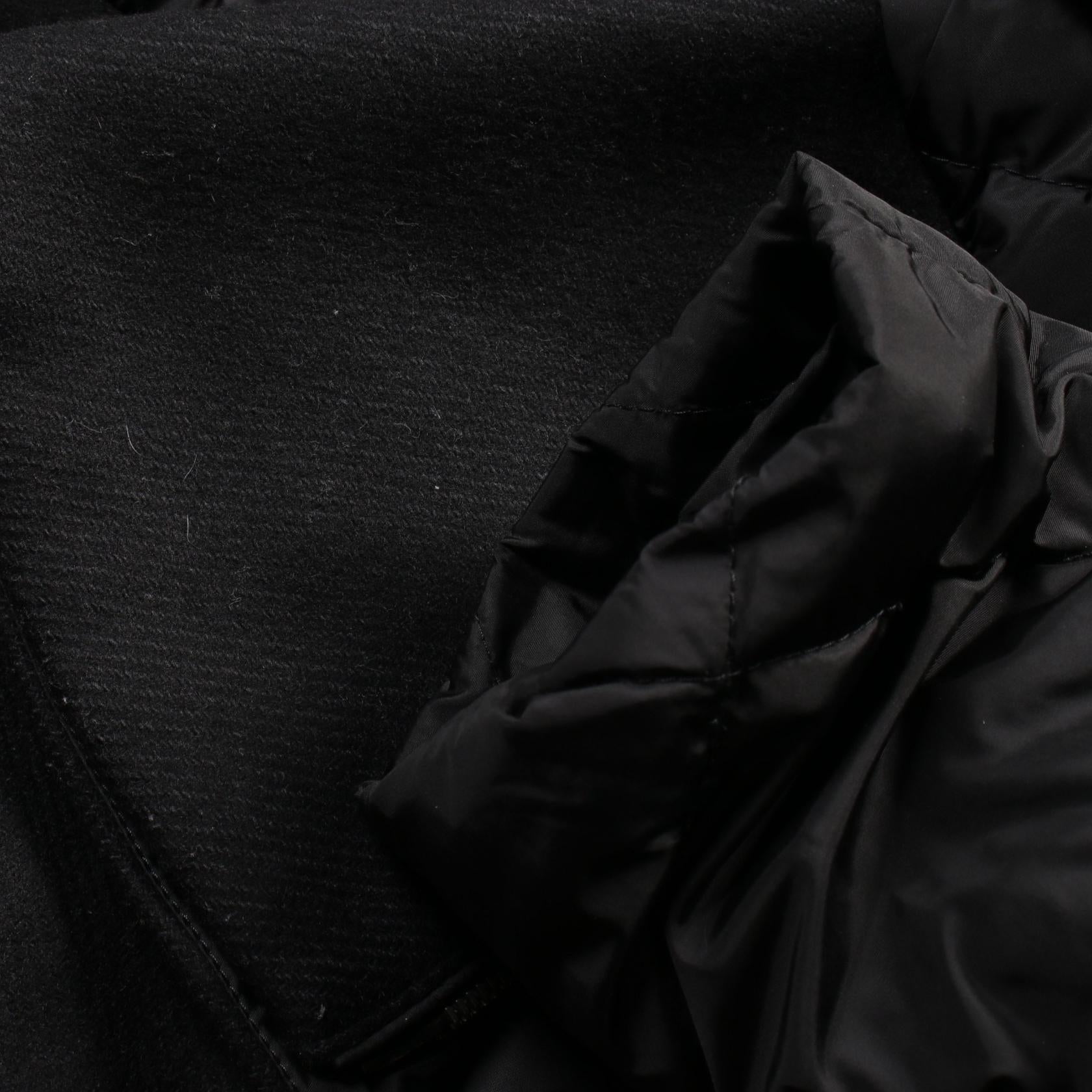 Moncler VOUGLANS Down Jacket Wool Nylon Black