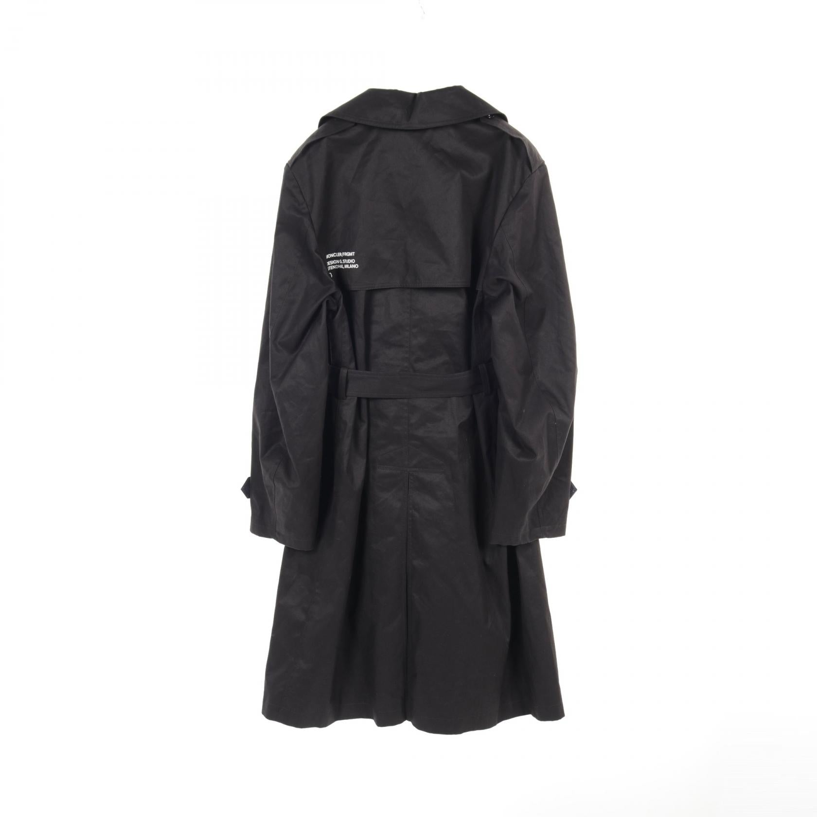 Moncler GENIUS 7 FRAGMENT Trench Coat Black