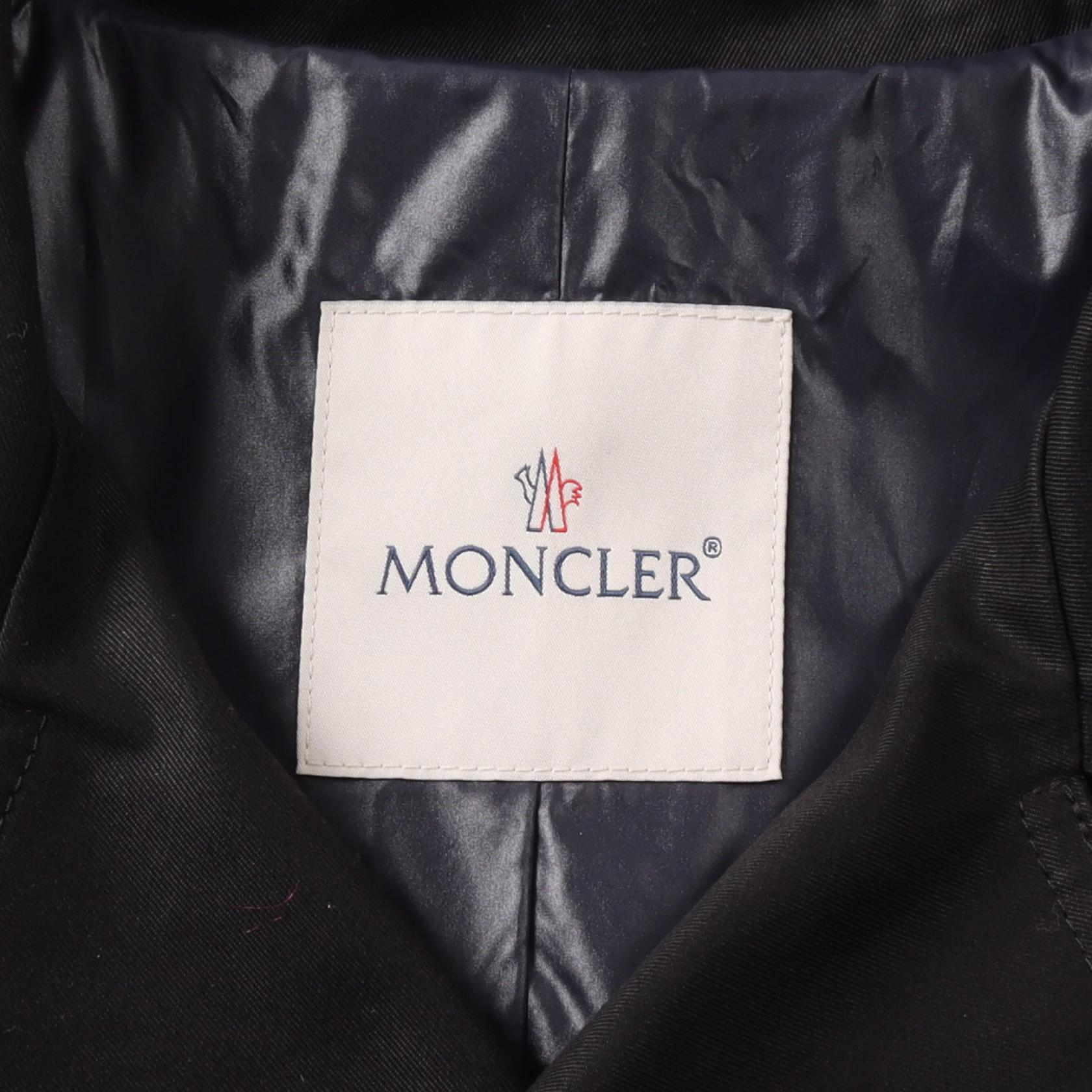 Moncler GENIUS 7 FRAGMENT Trench Coat Black