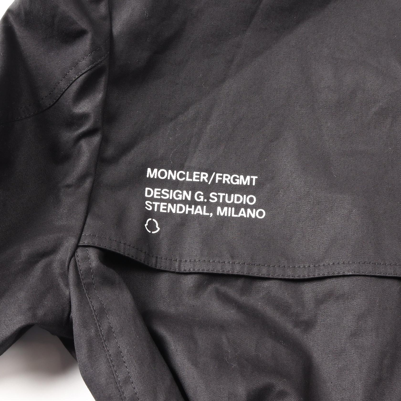 Moncler GENIUS 7 FRAGMENT Trench Coat Black