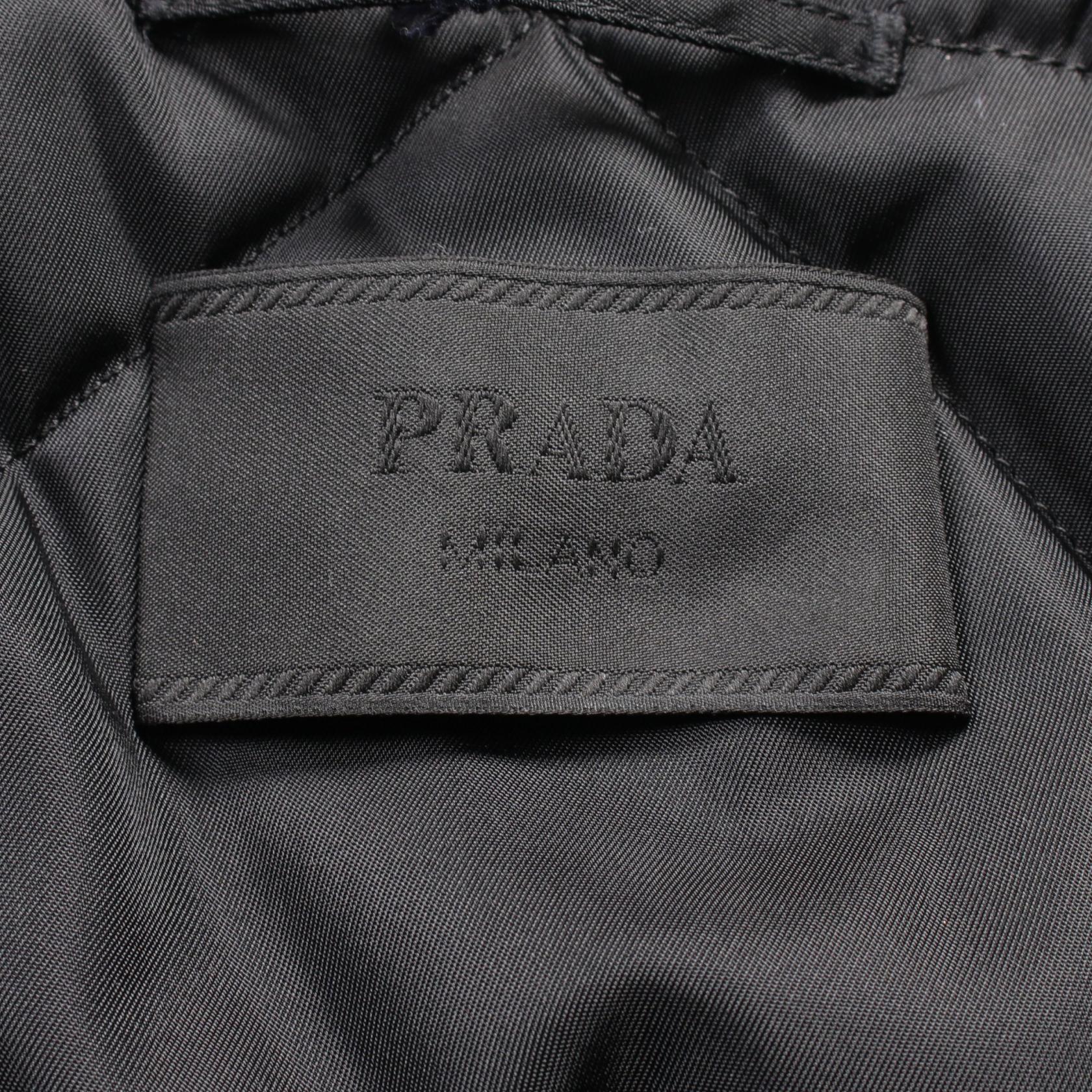 Prada Nylon Jacket with Triangle Pouch