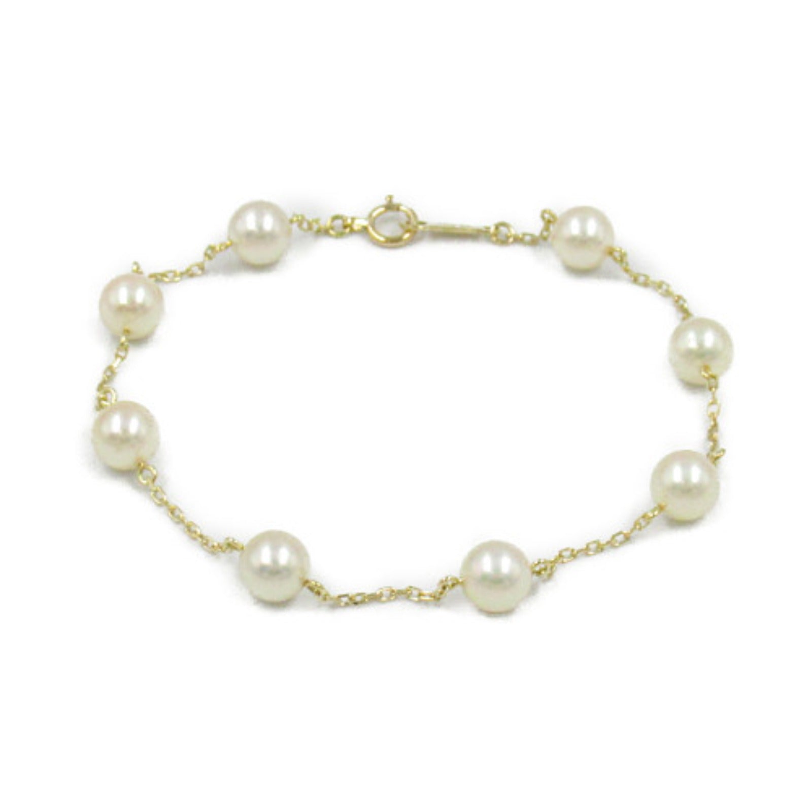 MIKIMOTO Akoya Pearl K18 Gold Bracelet