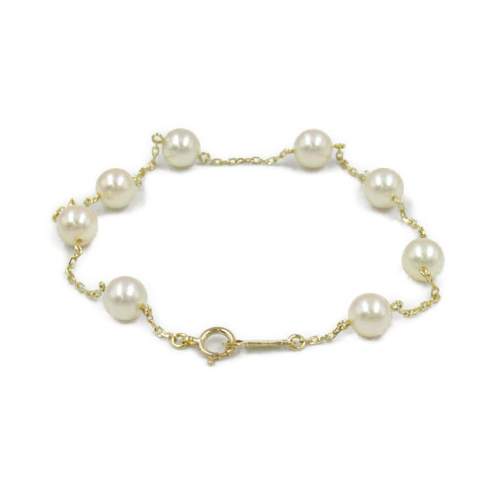 MIKIMOTO Akoya Pearl K18 Gold Bracelet