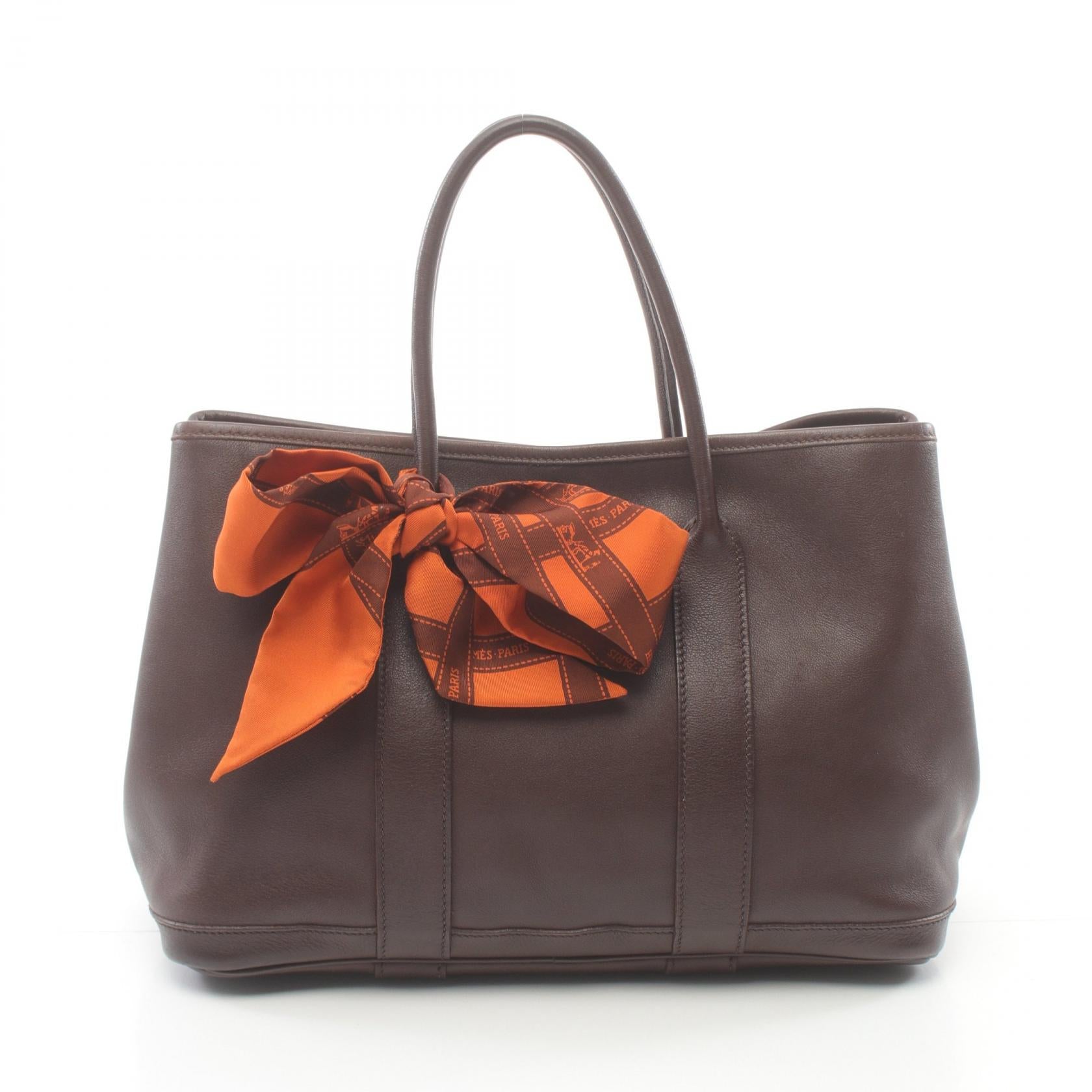 Hermes Garden Twilly TPM Tote Bag Brown