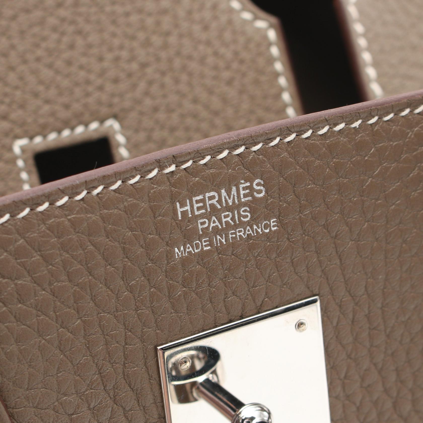 Hermes Birkin 30 Handbag Brown