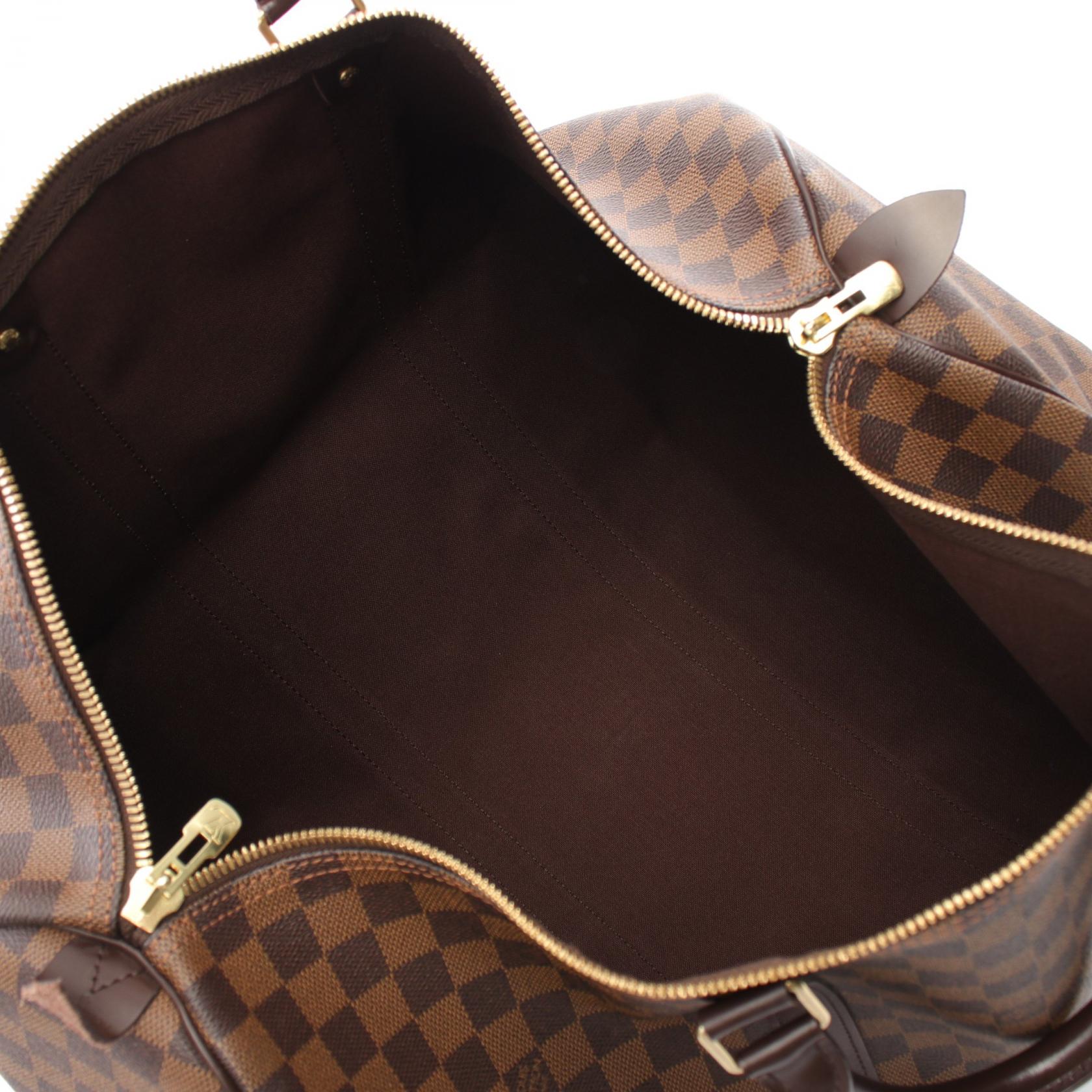 Louis Vuitton Damier Ebene Keepall 50 Boston Bag