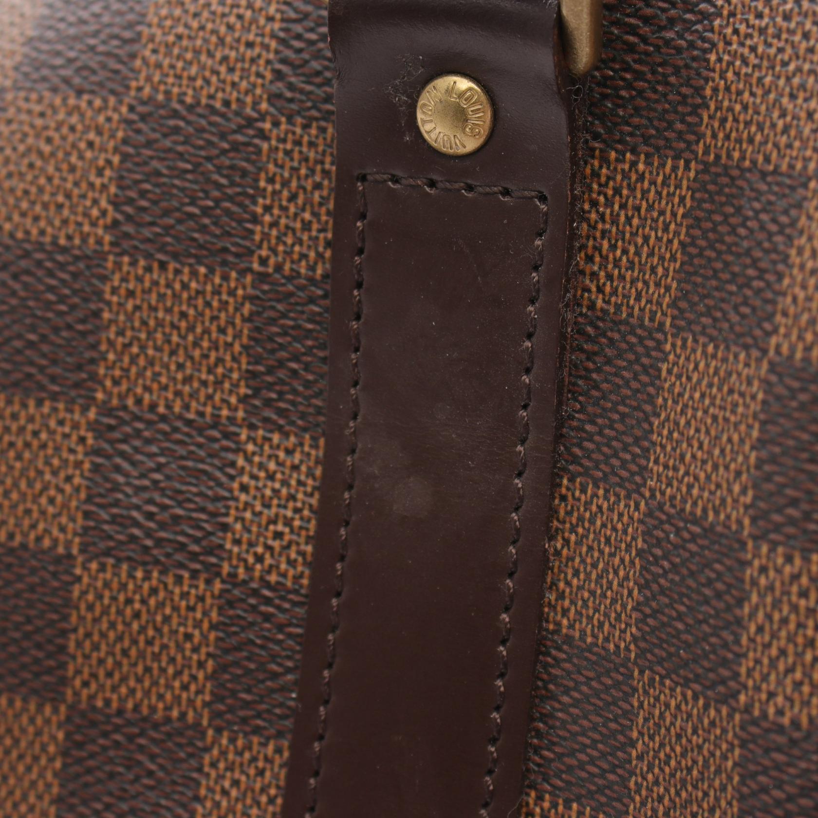 Louis Vuitton Damier Ebene Keepall 50 Boston Bag