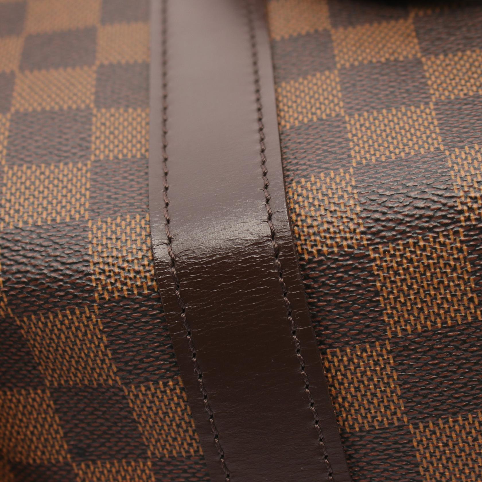 Louis Vuitton Damier Ebene Keepall 50 Boston Bag