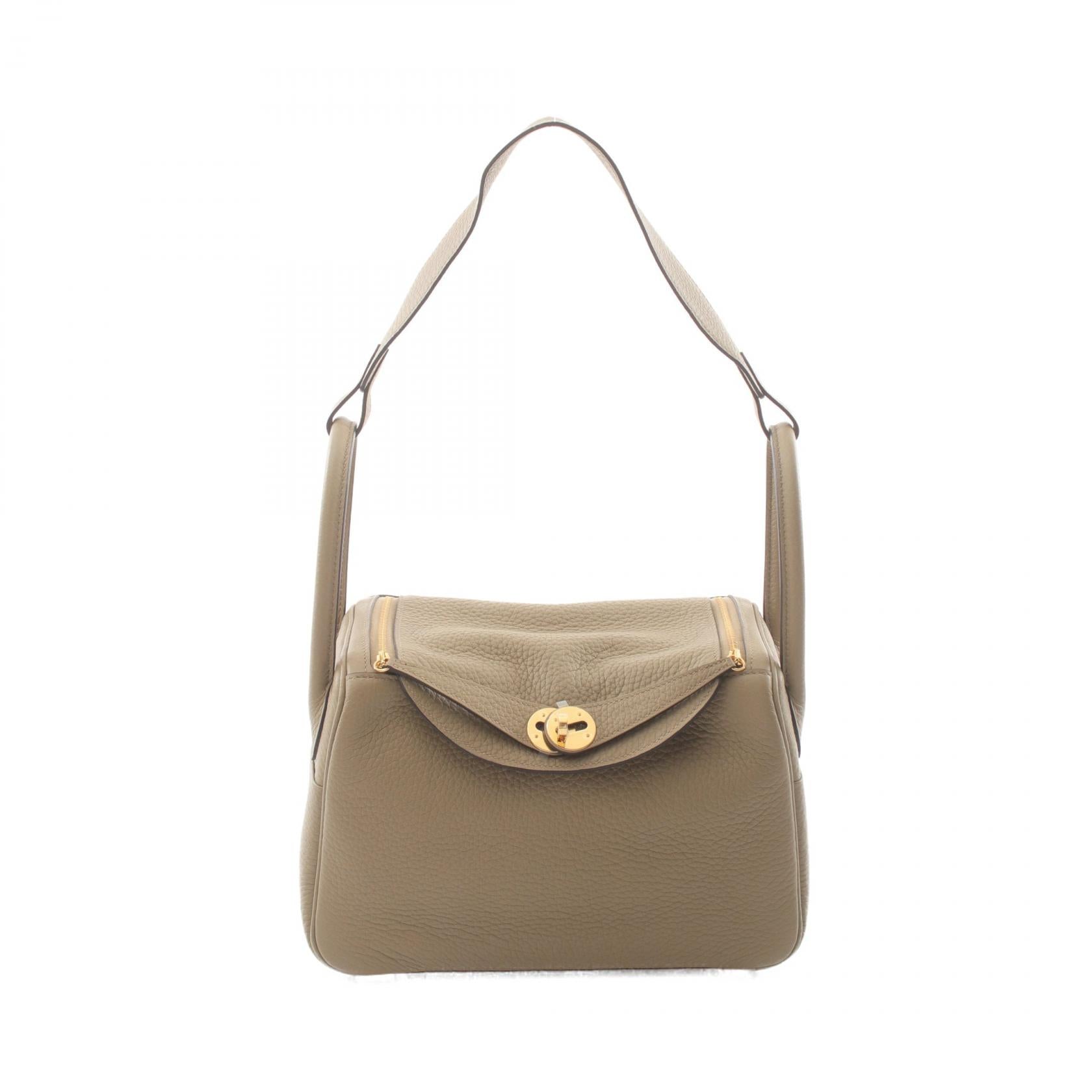 Hermes Lindy 26 Shoulder Bag Beige