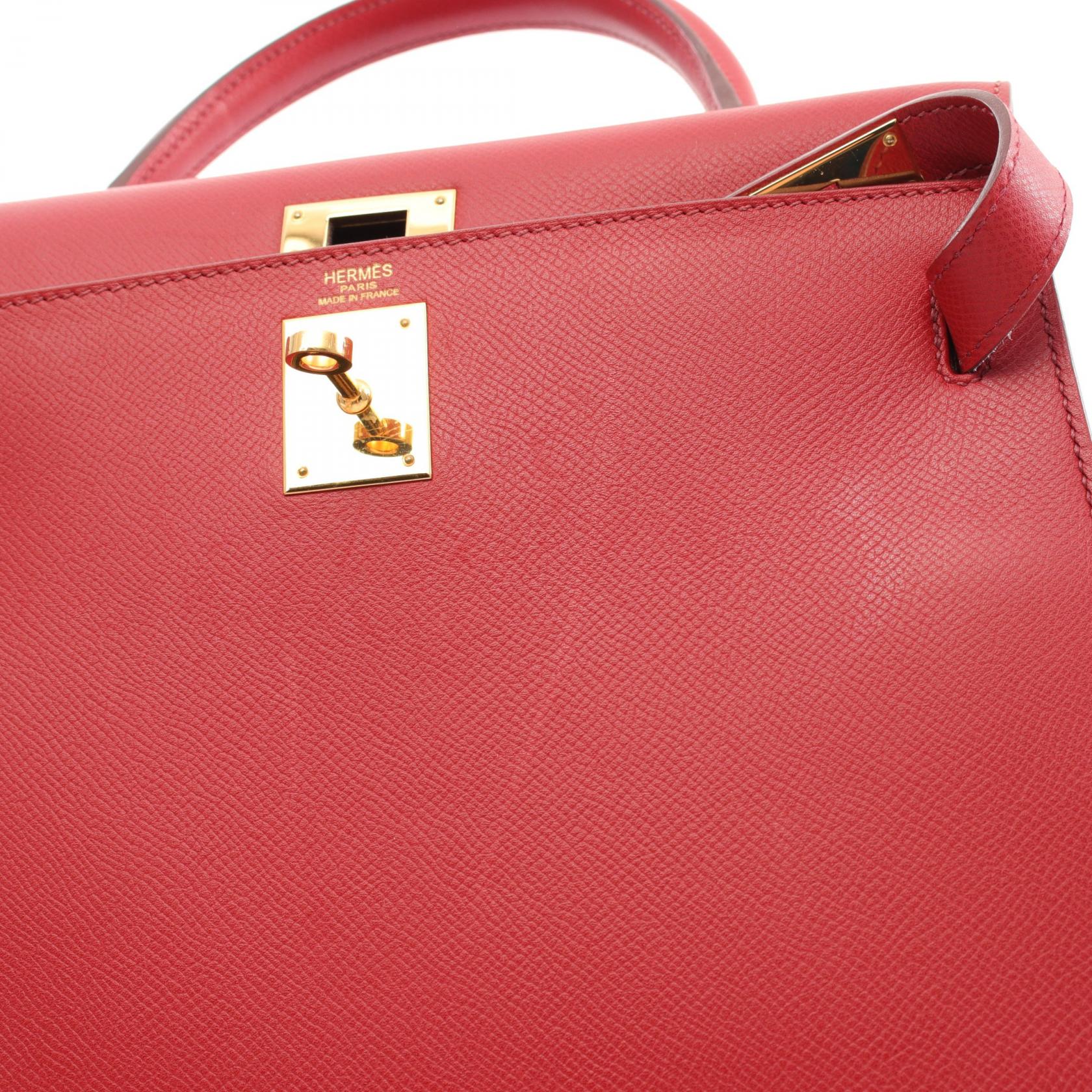 Hermes Kelly 28 Handbag Red