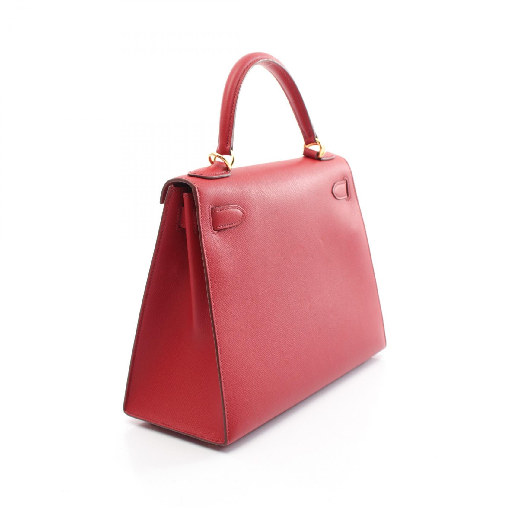 Hermes Kelly 28 Handbag Red