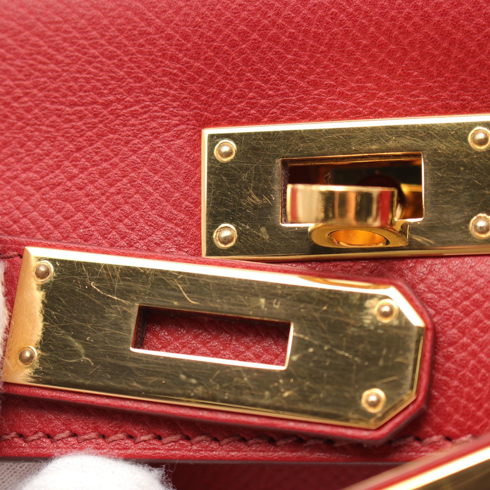 Hermes Kelly 28 Handbag Red