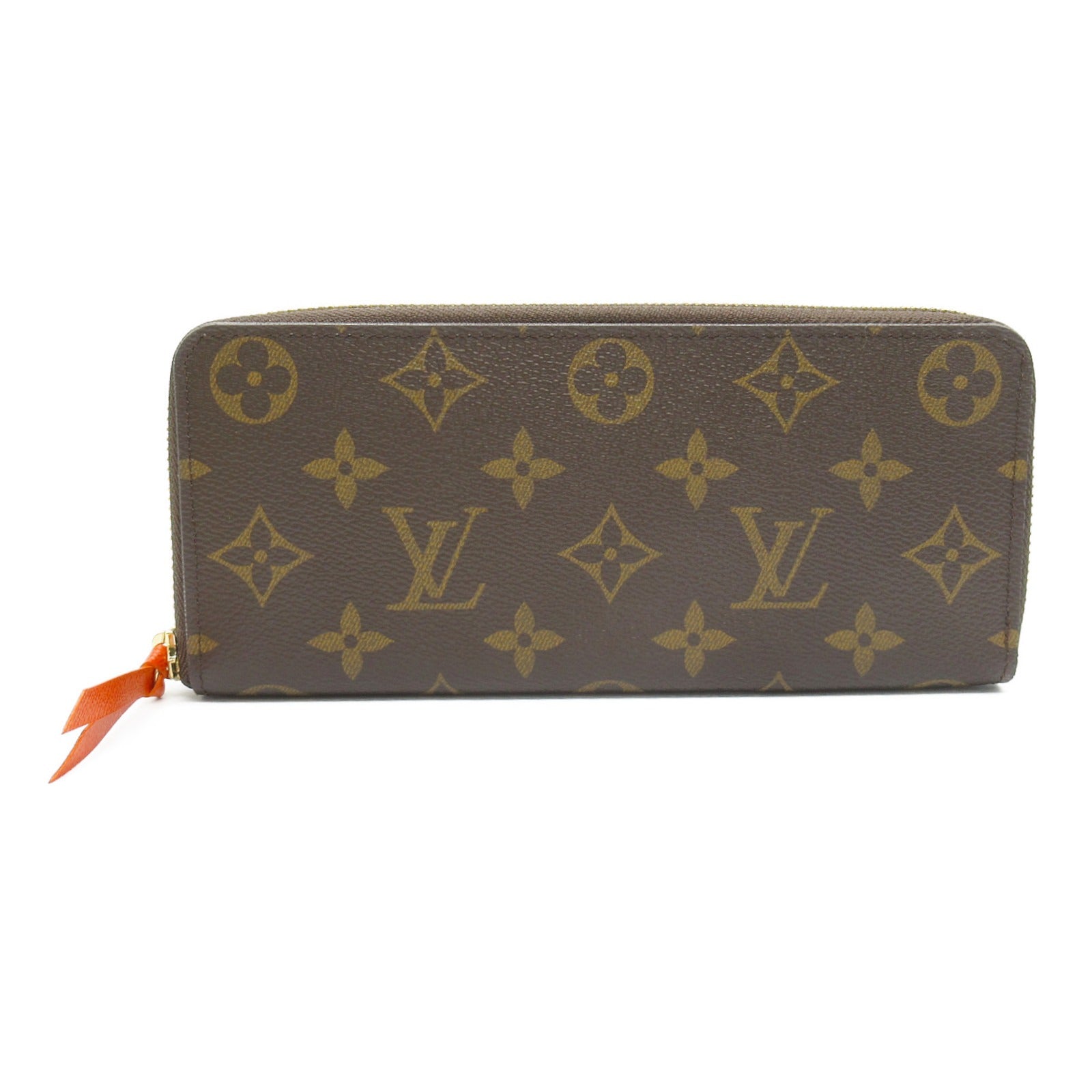 Louis Vuitton Clemence Wallet Monogram Brown/Orange