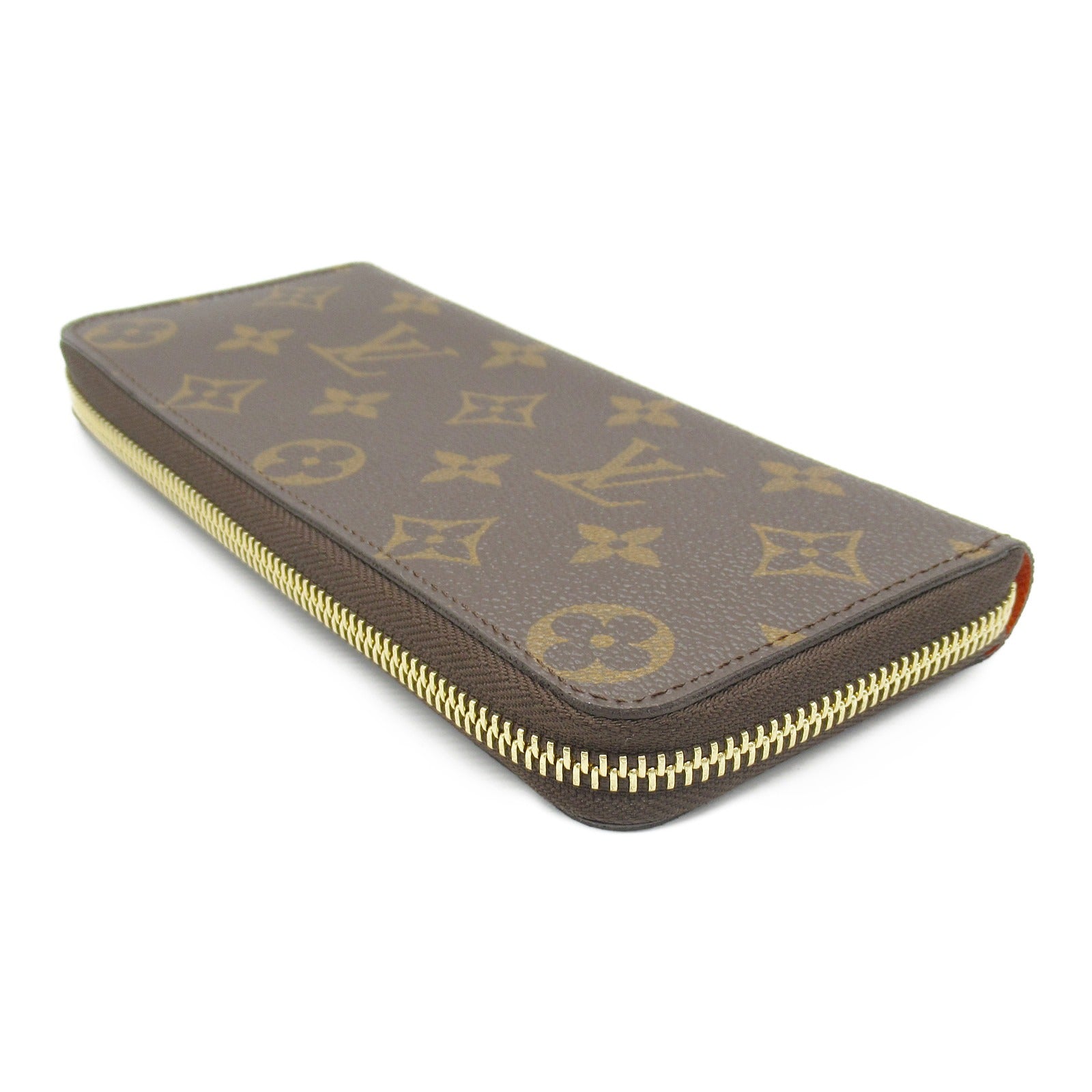 Louis Vuitton Clemence Wallet Monogram Brown/Orange