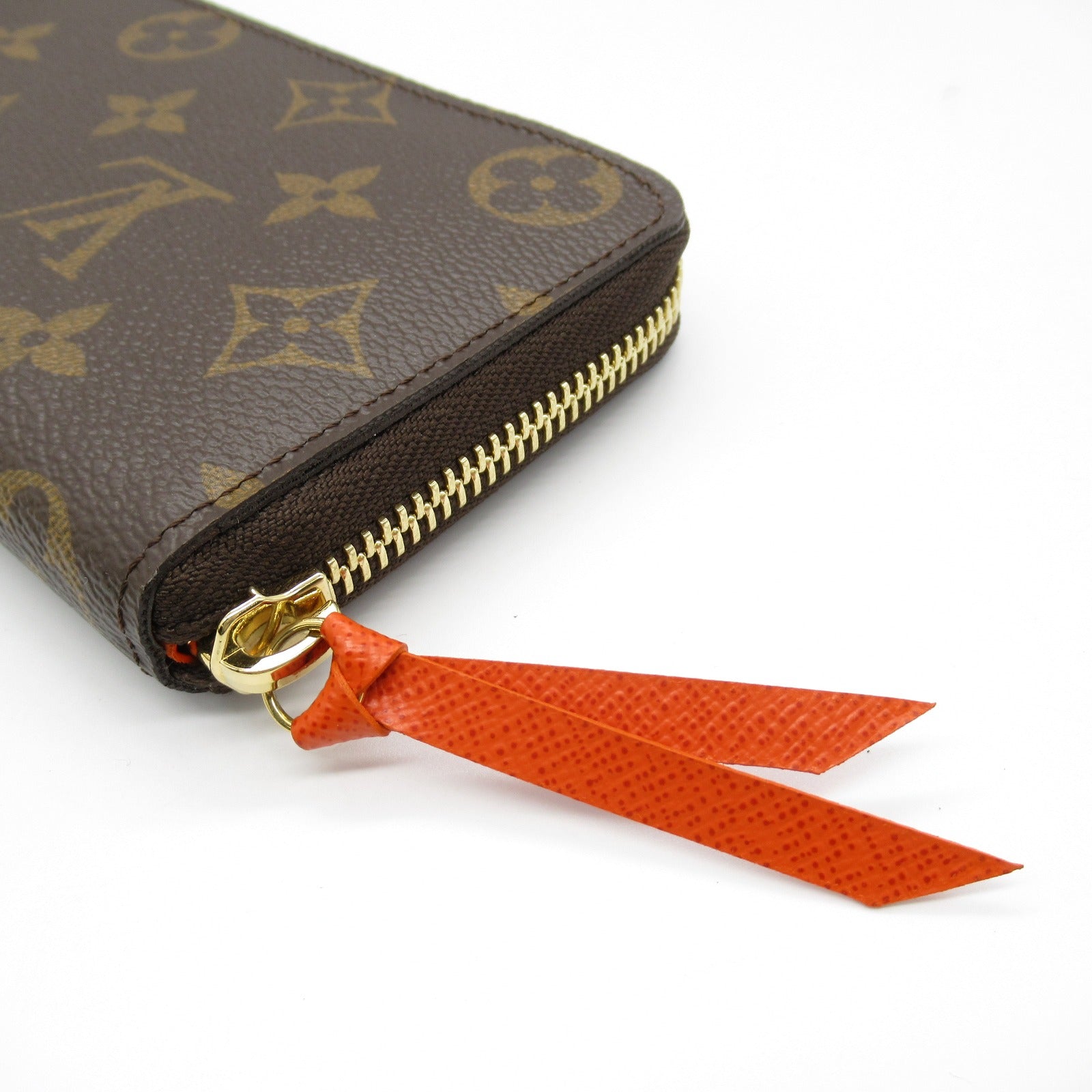 Louis Vuitton Clemence Wallet Monogram Brown/Orange