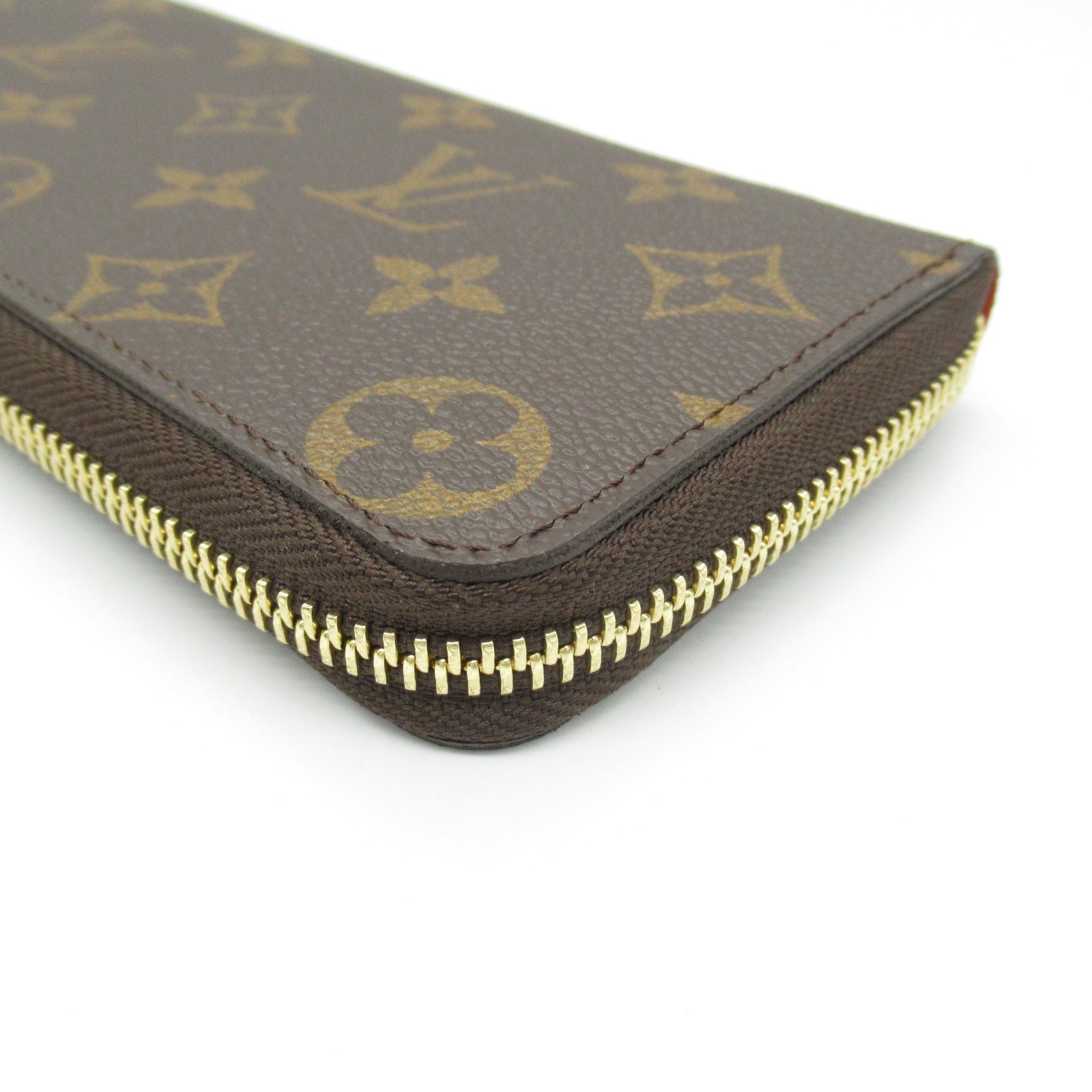 Louis Vuitton Clemence Wallet Monogram Brown/Orange