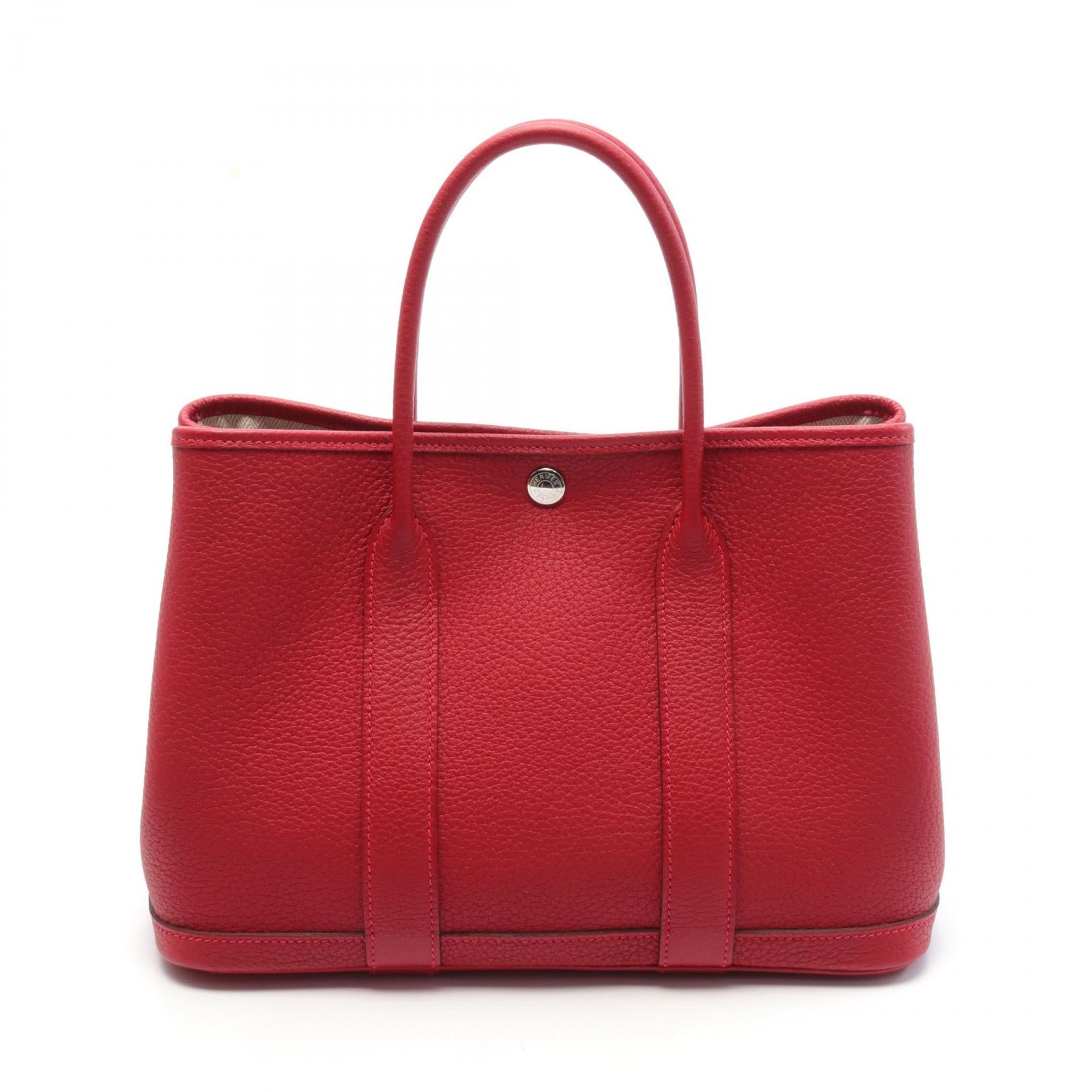 Hermes Garden Party TPM Tote Bag Red