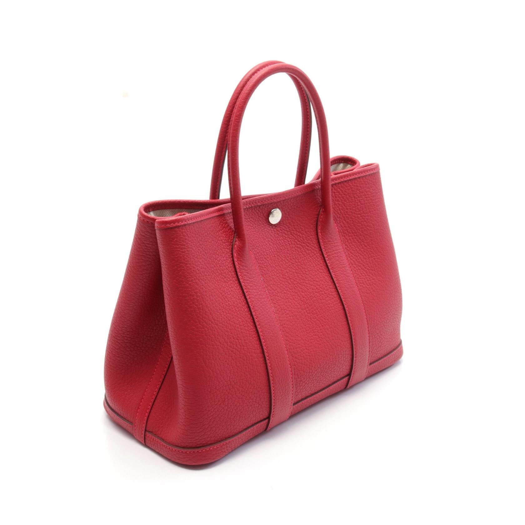 Hermes Garden Party TPM Tote Bag Red