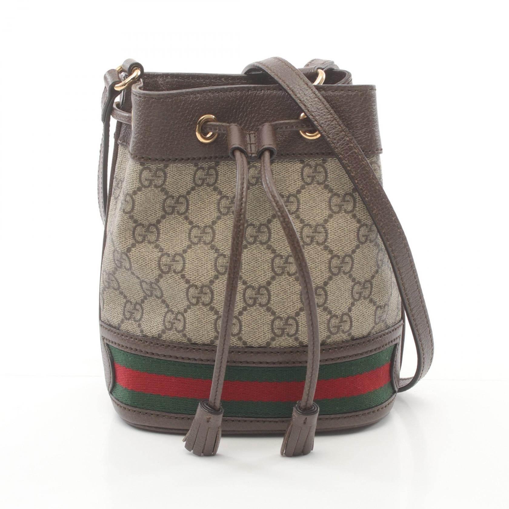 Gucci Ophidia Mini Bucket Bag PVC Leather