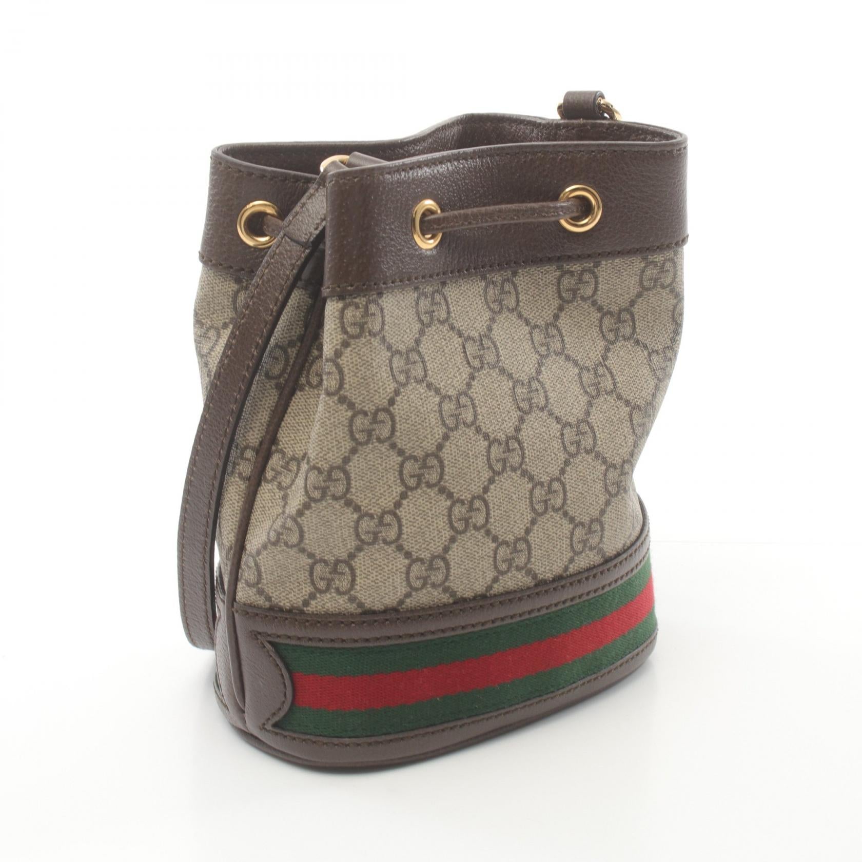 Gucci Ophidia Mini Bucket Bag PVC Leather