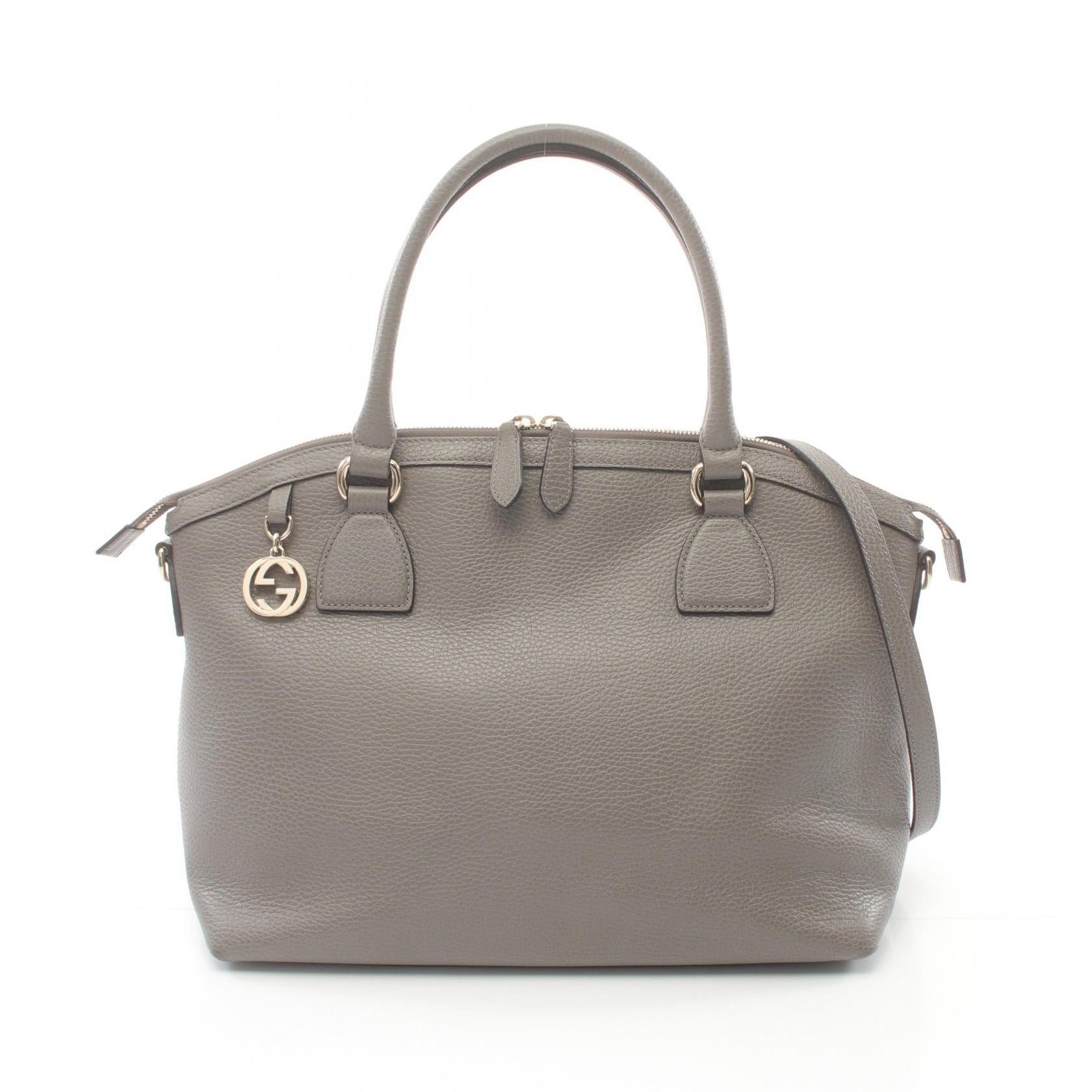 Gucci Interlocking G Leather Tote Bag