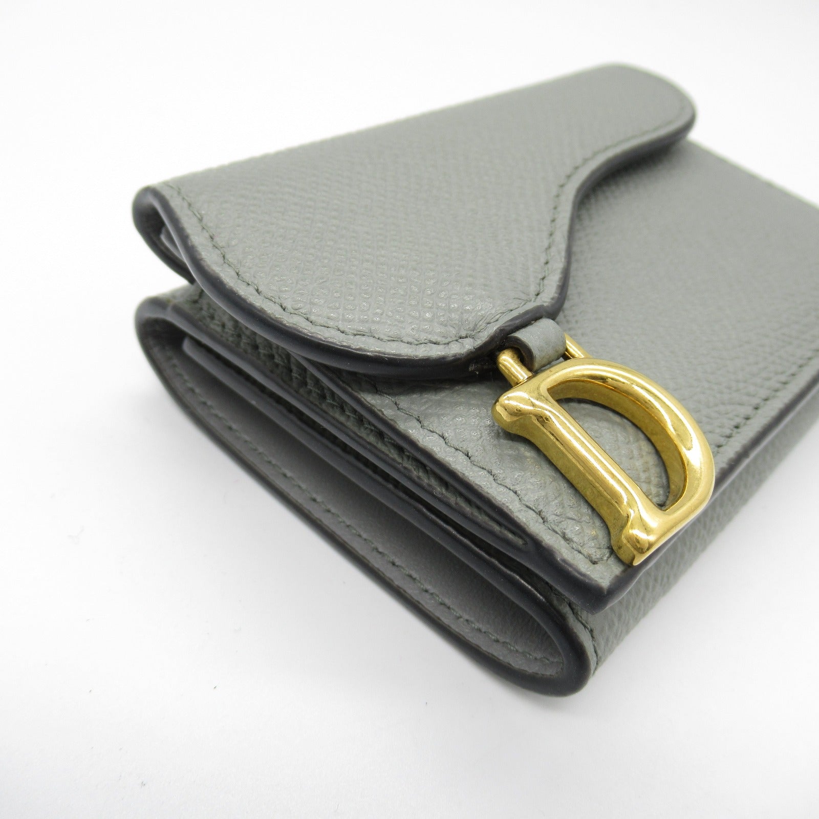 Dior Leather Saddle Trifold Wallet