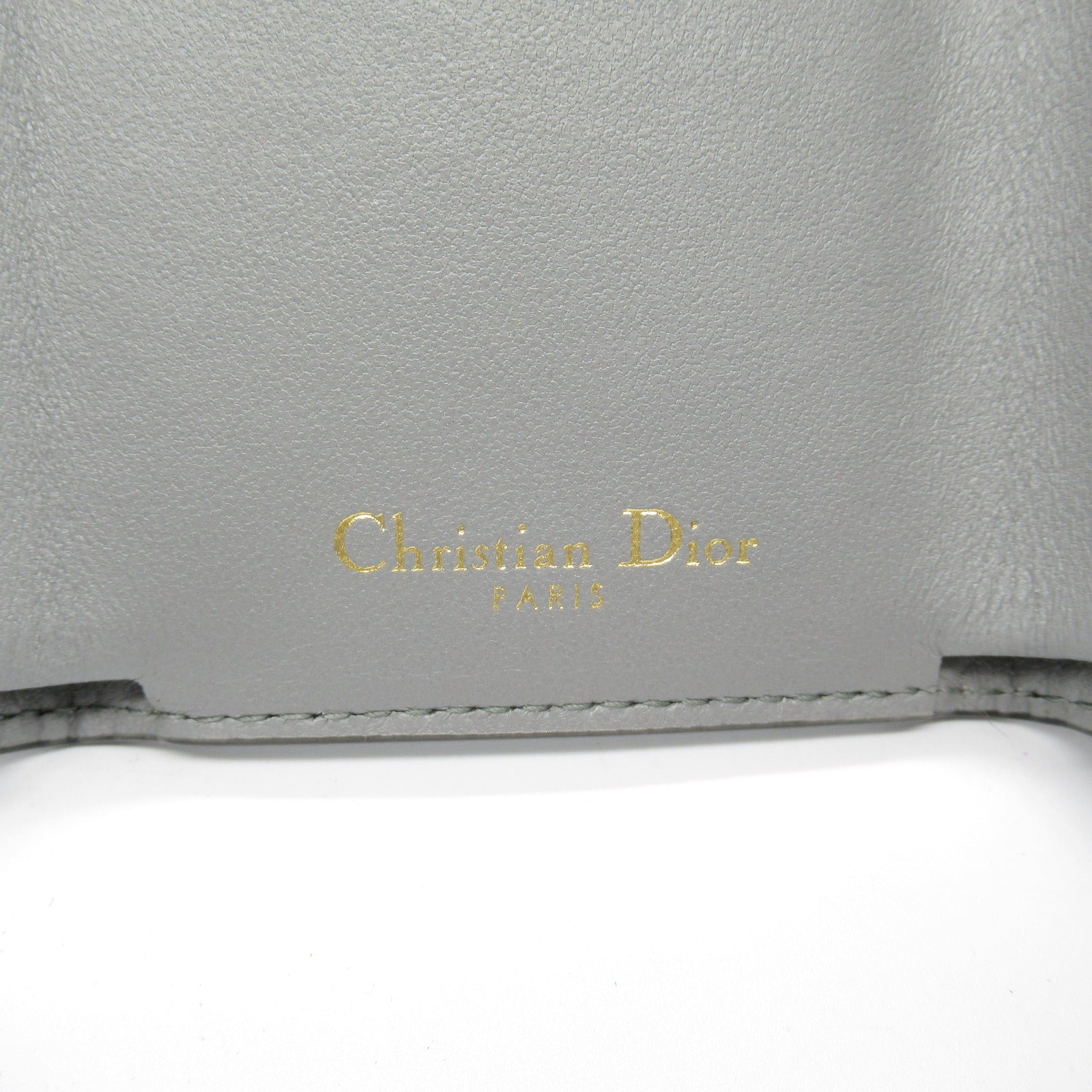 Dior Leather Saddle Trifold Wallet