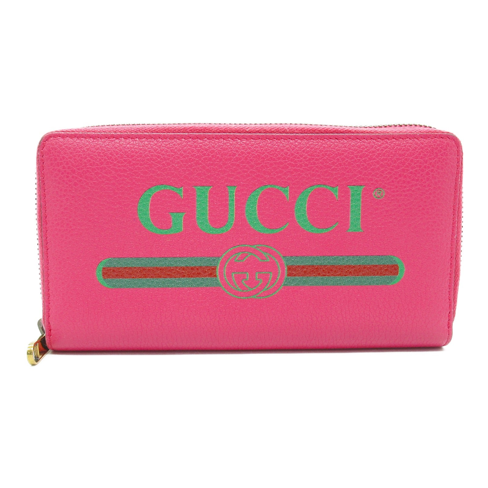 Gucci Leather Round Long Wallet