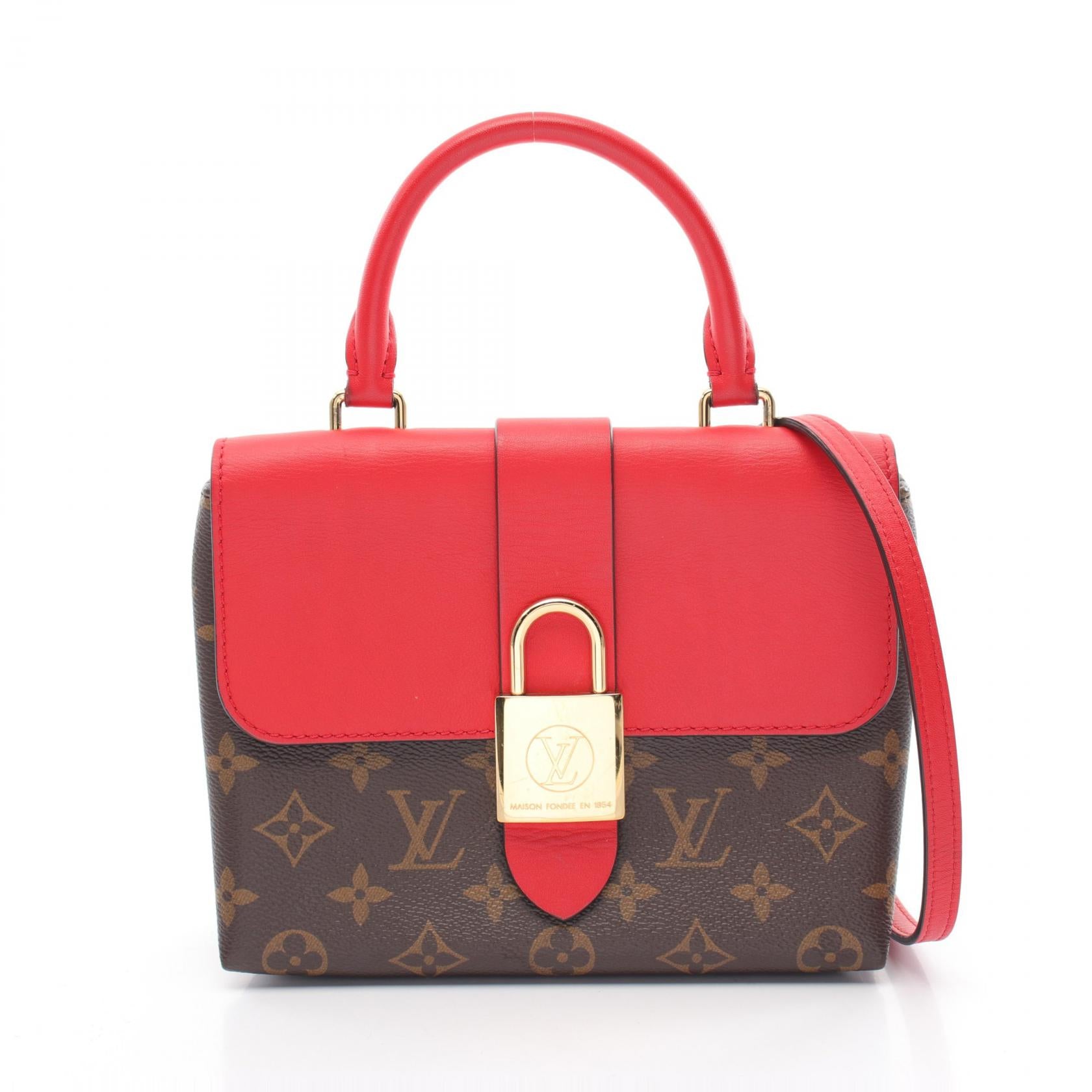 Louis Vuitton Rocky BB Monogram Coquelicot Handbag M44322